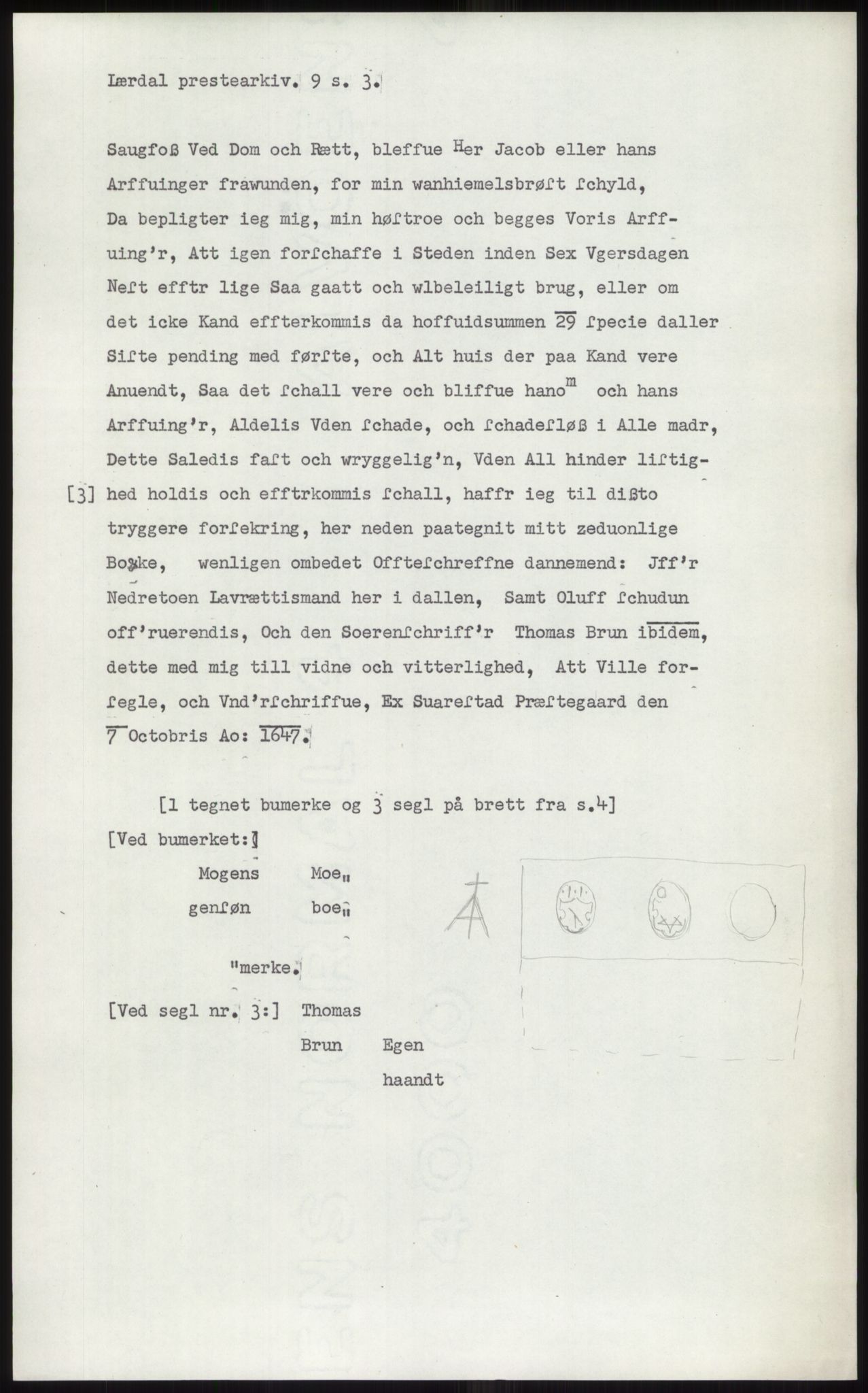 Samlinger til kildeutgivelse, Diplomavskriftsamlingen, AV/RA-EA-4053/H/Ha, p. 275