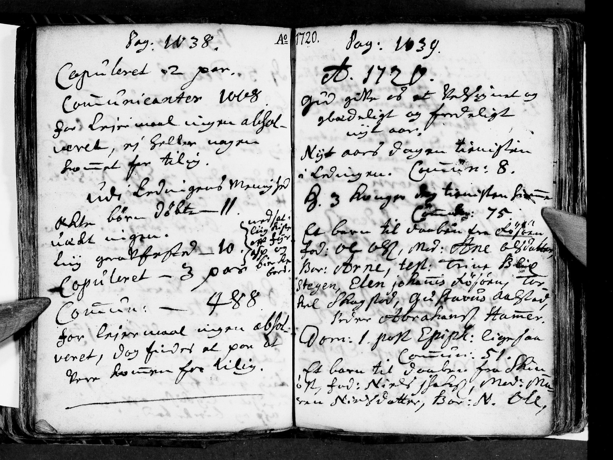 Ministerialprotokoller, klokkerbøker og fødselsregistre - Nordland, SAT/A-1459/855/L0794: Parish register (official) no. 855A02, 1713-1727, p. 1038-1039
