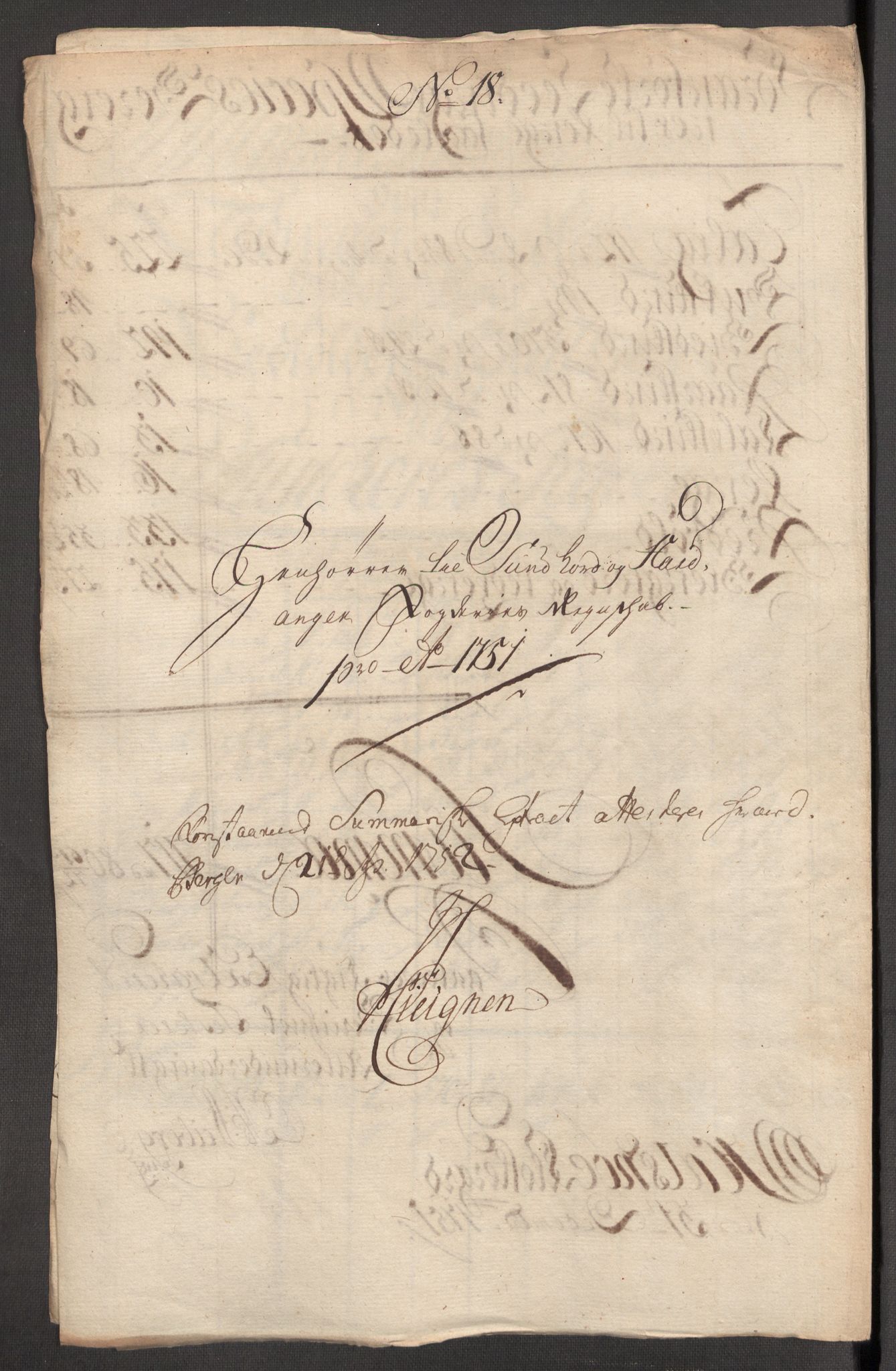 Rentekammeret inntil 1814, Reviderte regnskaper, Fogderegnskap, RA/EA-4092/R48/L3056: Fogderegnskap Sunnhordland og Hardanger, 1751, p. 187