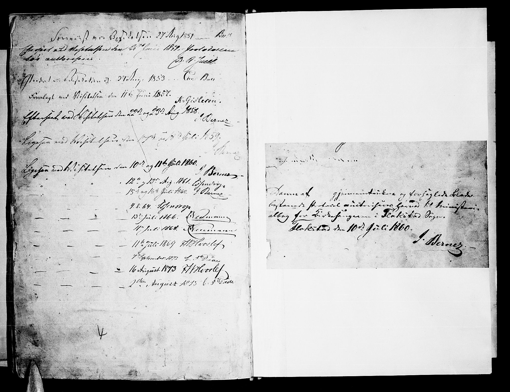 Ministerialprotokoller, klokkerbøker og fødselsregistre - Nordland, SAT/A-1459/885/L1212: Parish register (copy) no. 885C01, 1847-1873