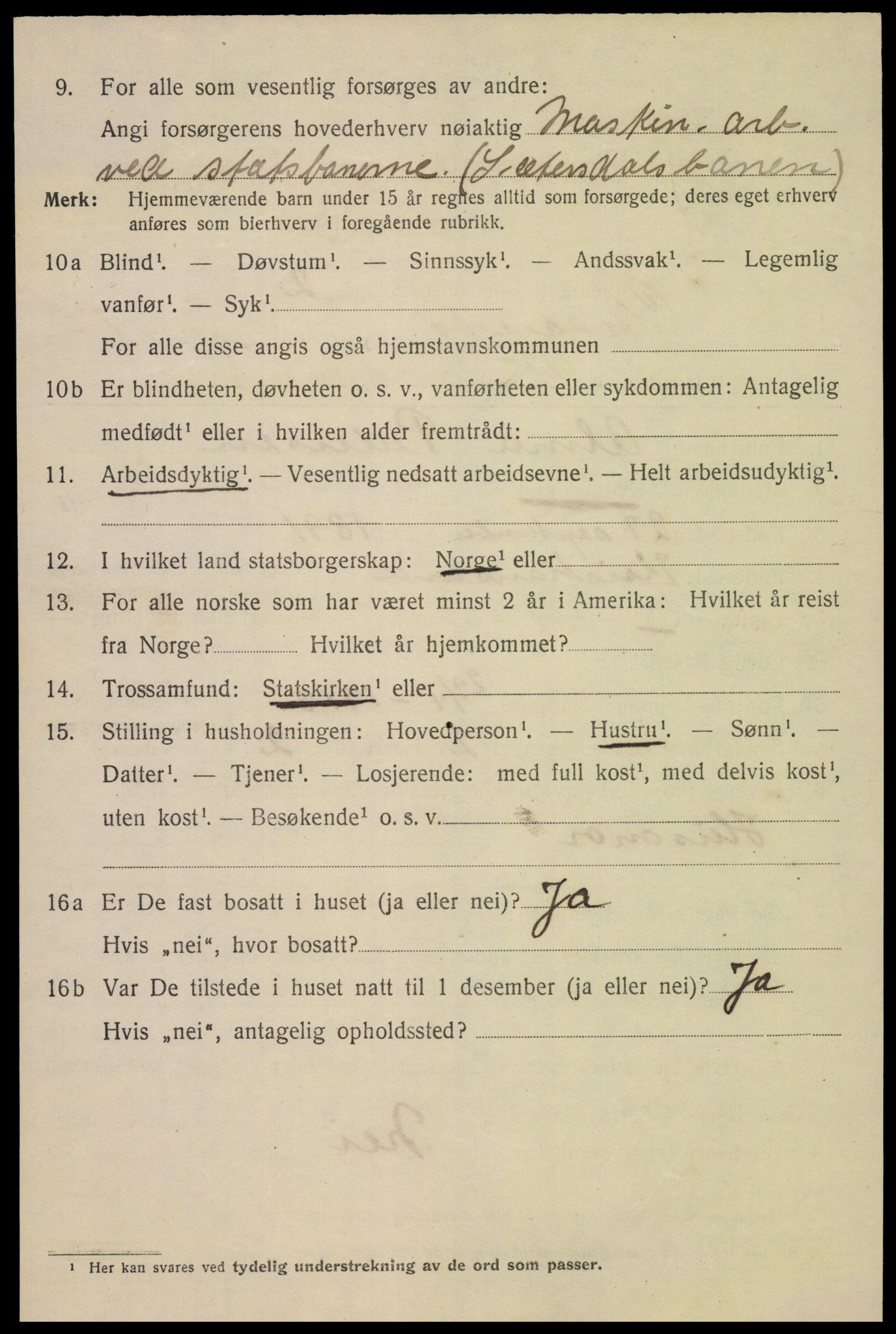 SAK, 1920 census for Kristiansand, 1920, p. 29662