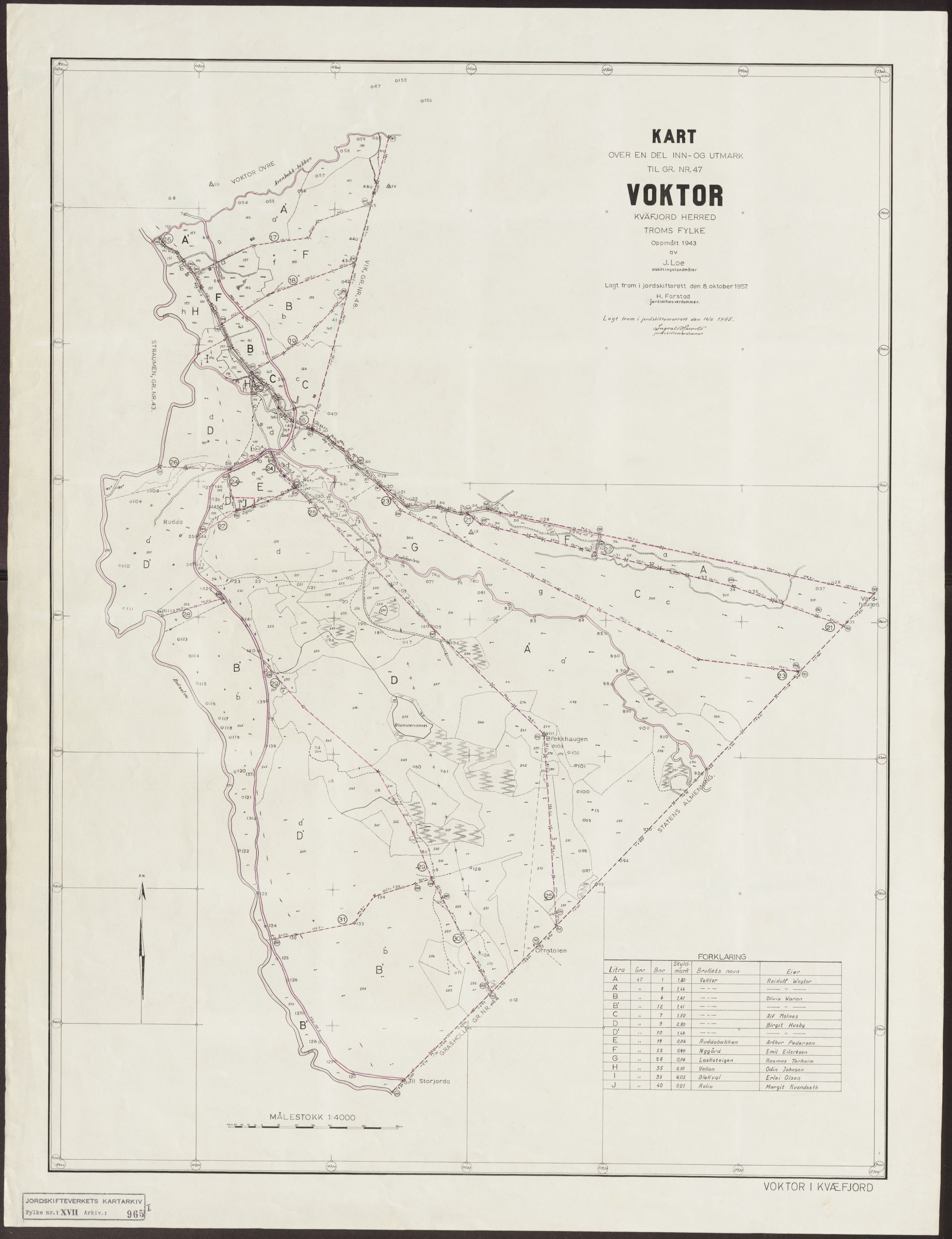 Jordskifteverkets kartarkiv, AV/RA-S-3929/T, 1859-1988, p. 1174