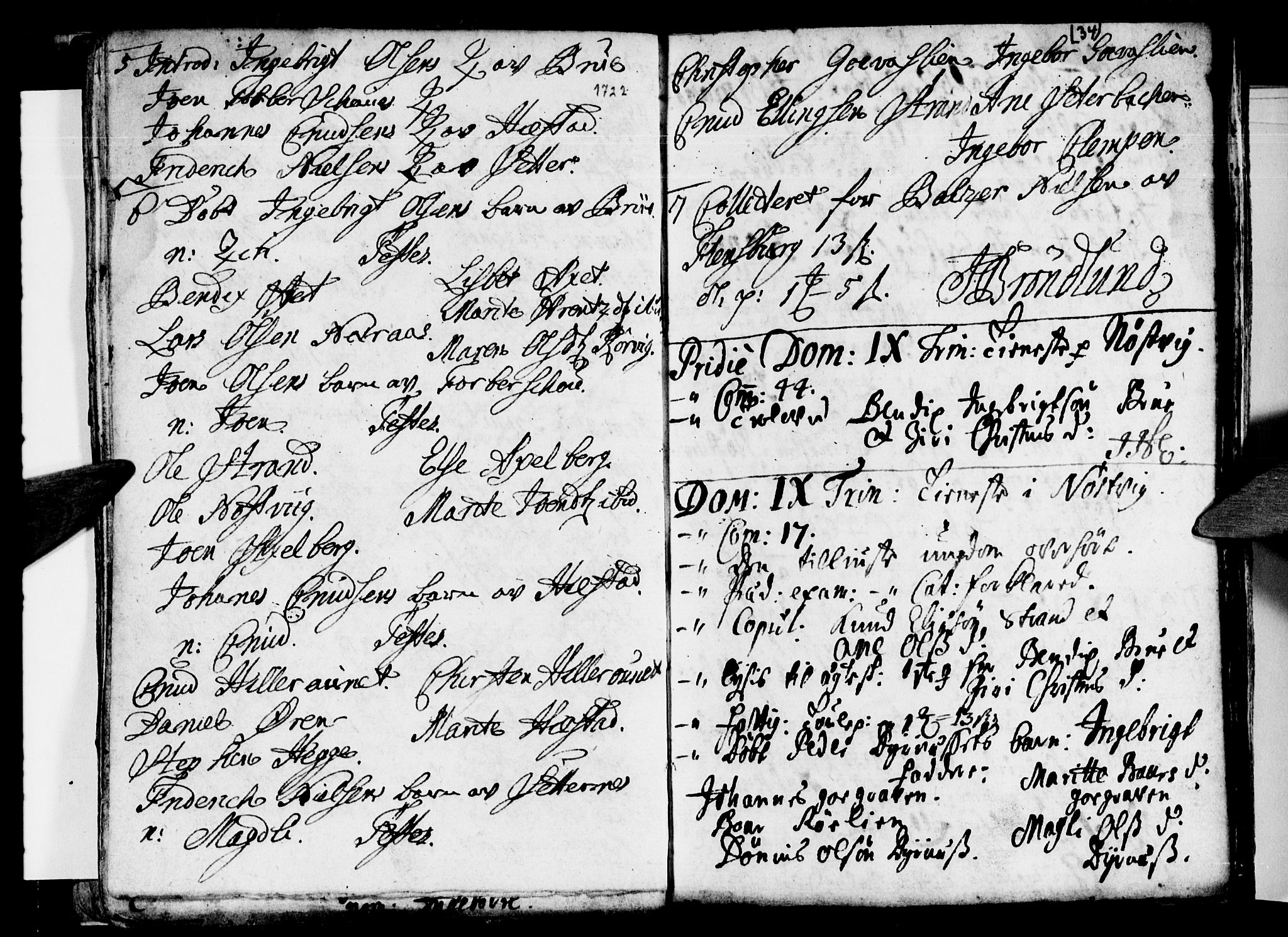 Ministerialprotokoller, klokkerbøker og fødselsregistre - Nordland, AV/SAT-A-1459/814/L0221: Parish register (official) no. 814A02, 1718-1762, p. 34