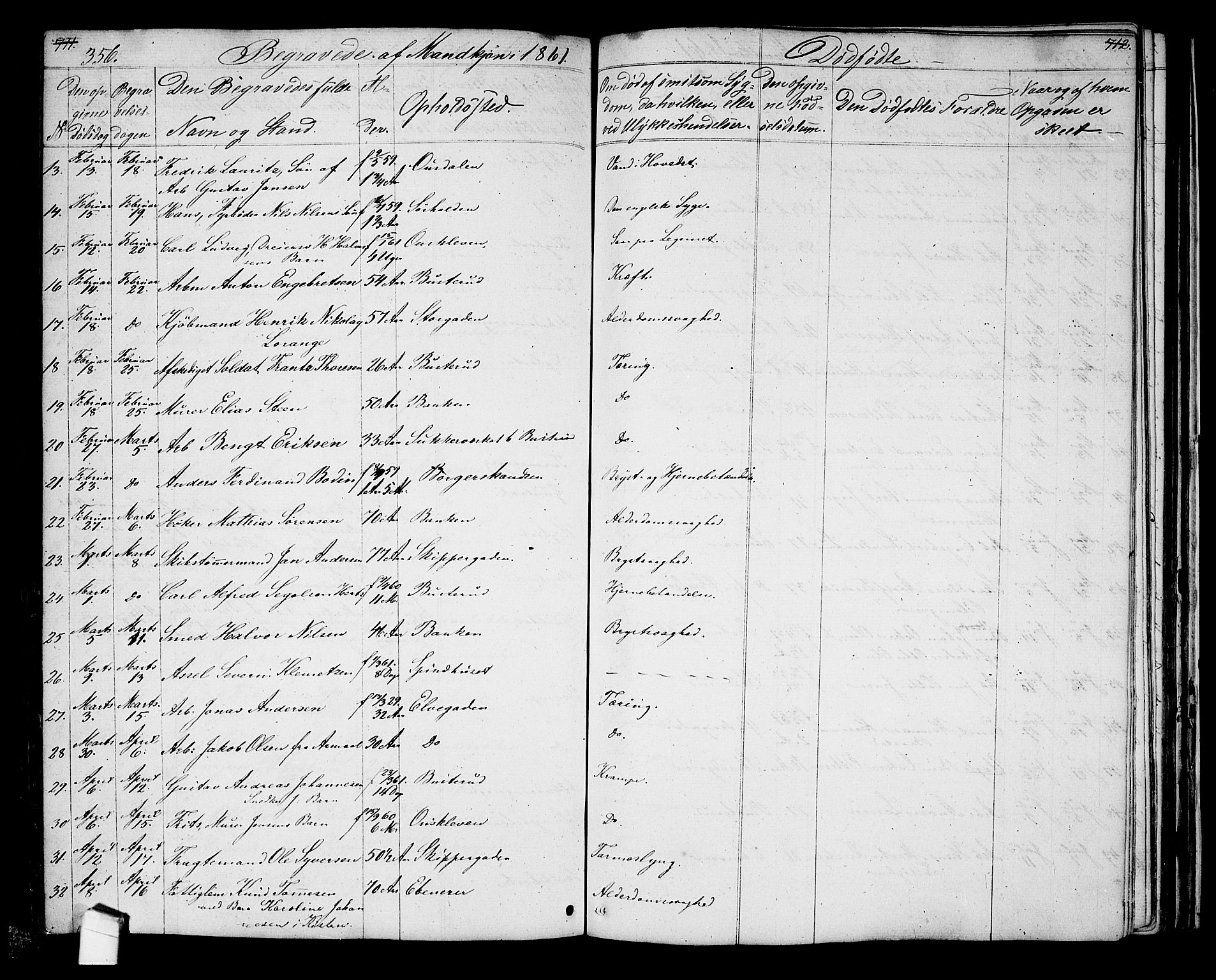 Halden prestekontor Kirkebøker, SAO/A-10909/G/Ga/L0005a: Parish register (copy) no. 5A, 1855-1864, p. 356