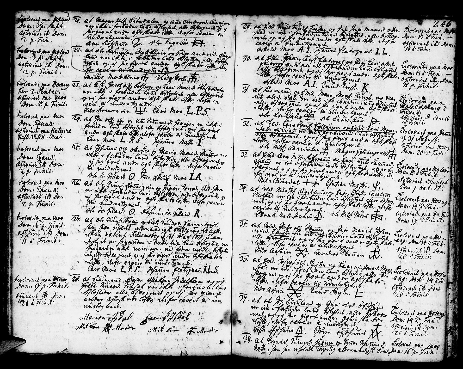 Hamre sokneprestembete, AV/SAB-A-75501/H/Ha/Haa/Haaa/L0005: Parish register (official) no. A 5, 1732-1750, p. 246