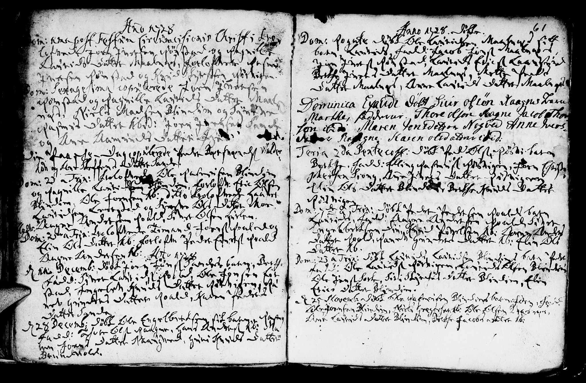 Ministerialprotokoller, klokkerbøker og fødselsregistre - Møre og Romsdal, SAT/A-1454/536/L0491: Parish register (official) no. 536A01 /1, 1689-1737, p. 61