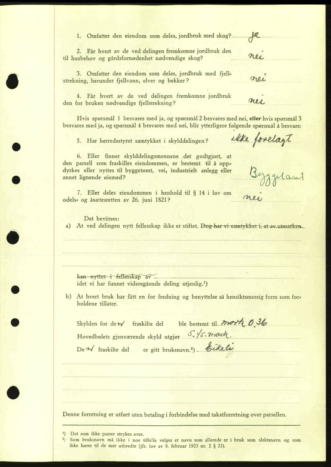 Nedenes sorenskriveri, AV/SAK-1221-0006/G/Gb/Gba/L0053: Mortgage book no. A6b, 1945-1945, Diary no: : 735/1945