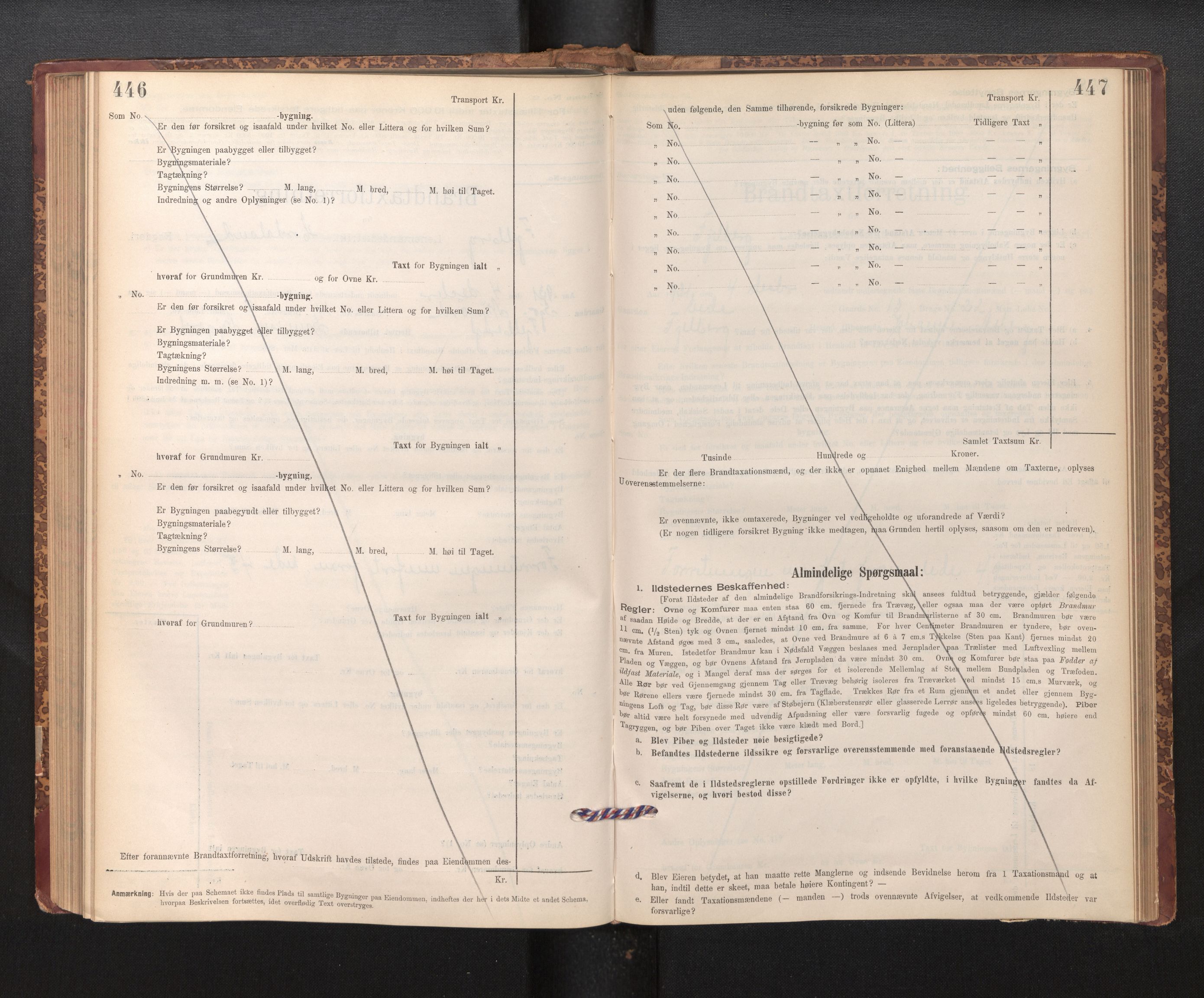 Lensmannen i Fjelberg, AV/SAB-A-32101/0012/L0007: Branntakstprotokoll, skjematakst, 1895-1949, p. 446-447