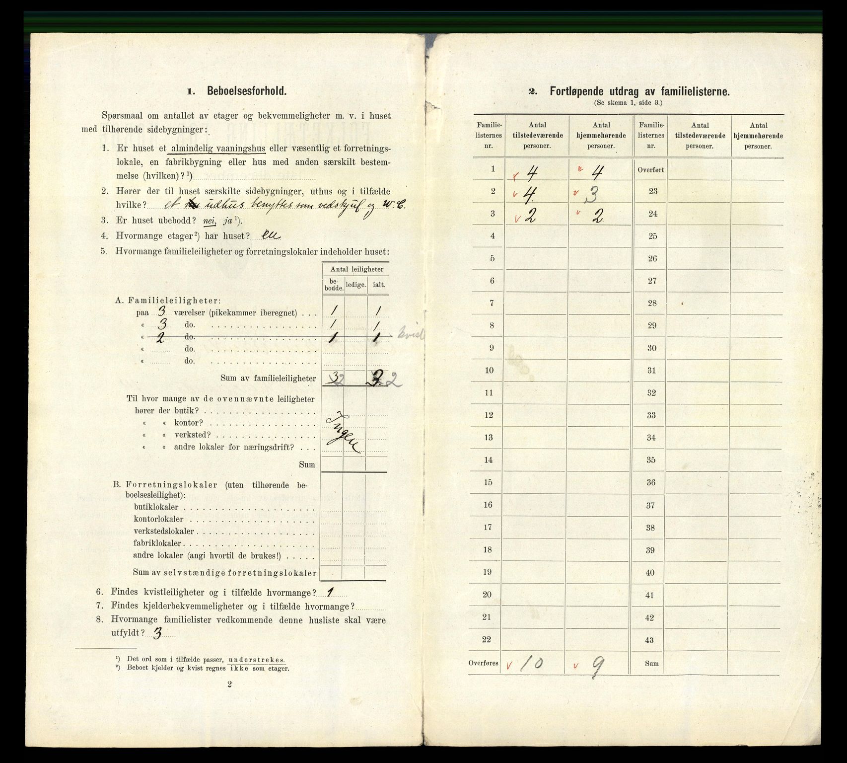 RA, 1910 census for Kristiansand, 1910, p. 4653