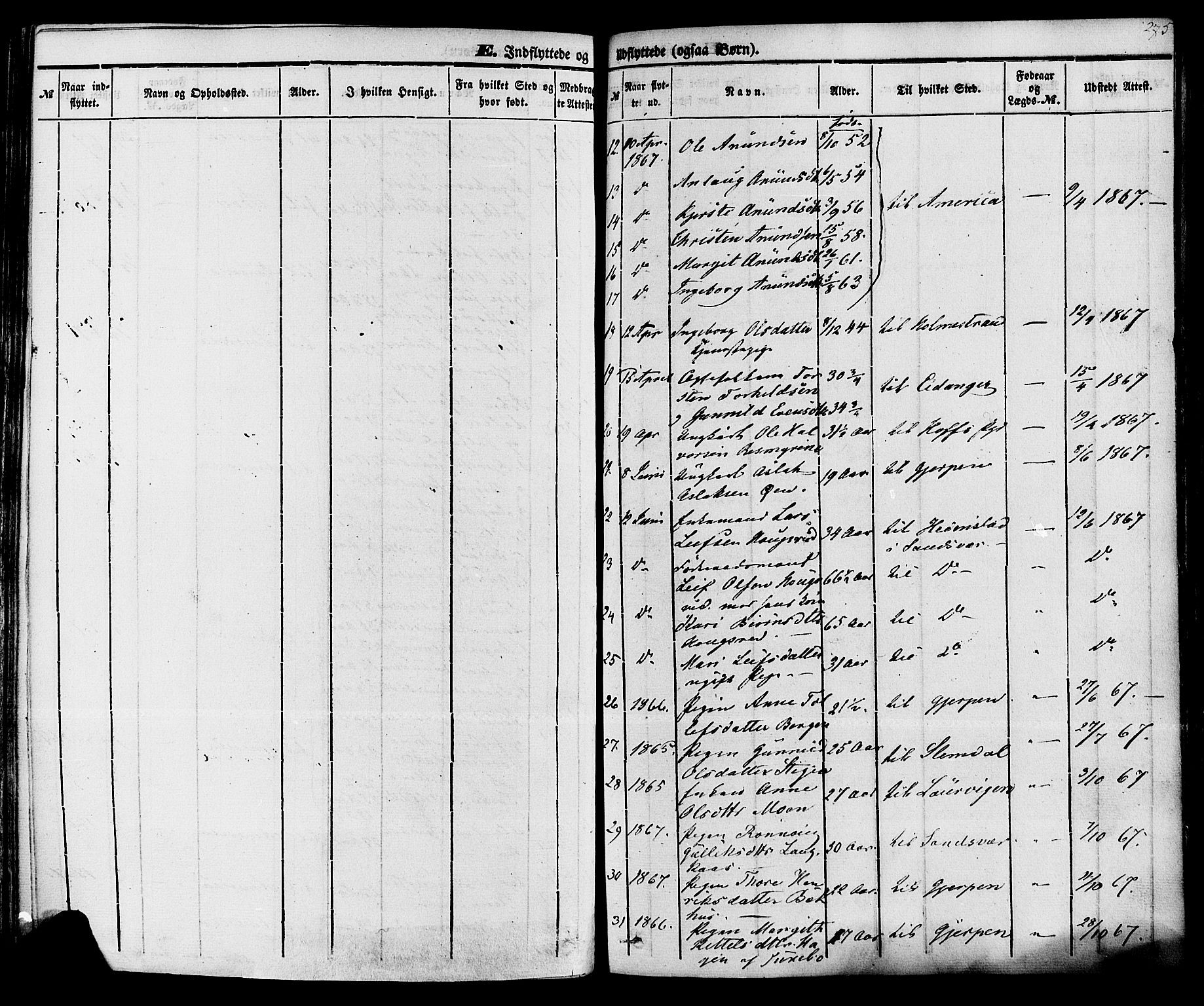 Sauherad kirkebøker, AV/SAKO-A-298/F/Fa/L0007: Parish register (official) no. I 7, 1851-1873, p. 275