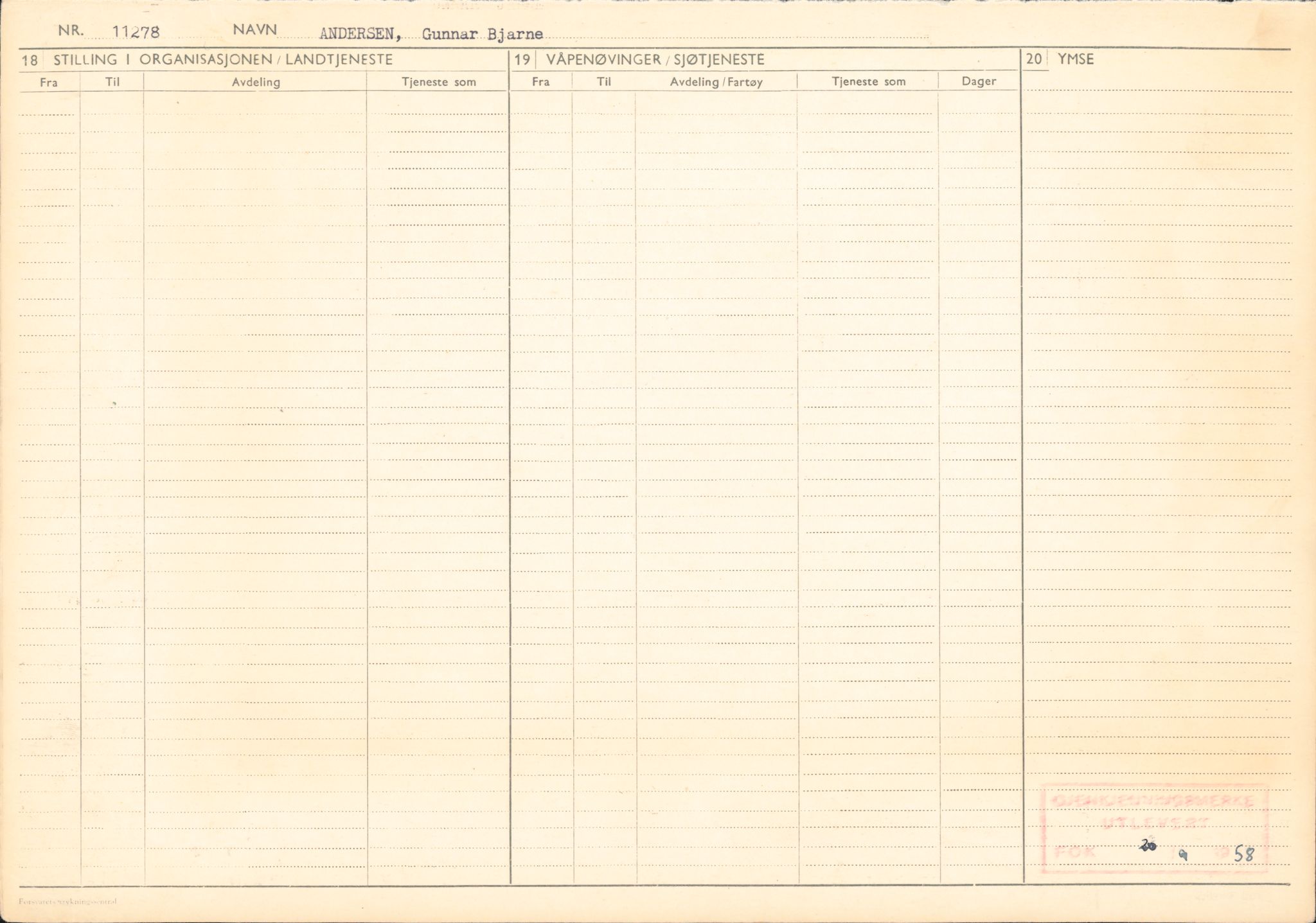 Forsvaret, Rygge hovedflystasjon, AV/RA-RAFA-2298/P/Pd/L0039: Andersen, Gunnar Bjarne - Coward, Christian - f. 1916, 1916, p. 6