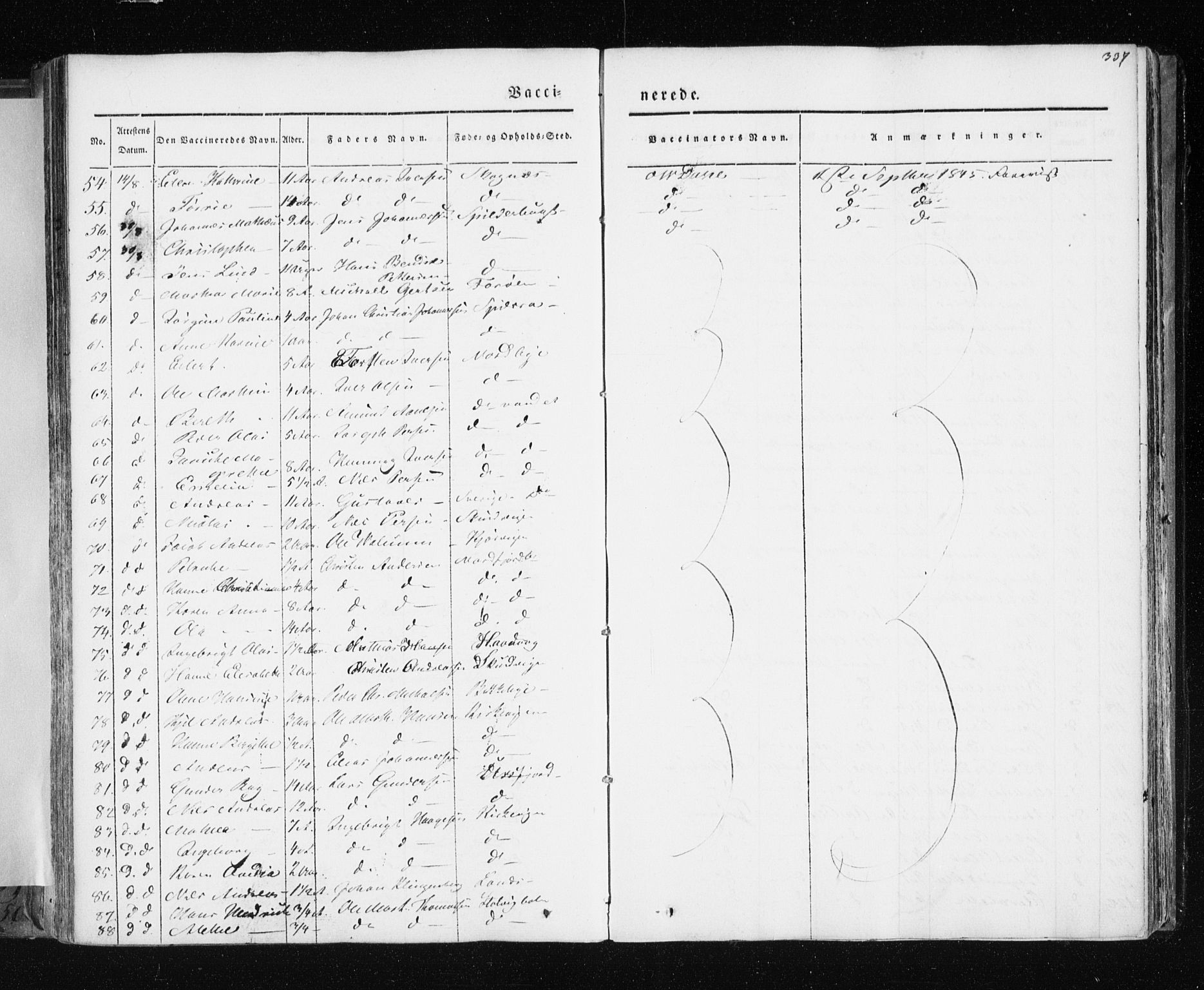 Tromsø sokneprestkontor/stiftsprosti/domprosti, AV/SATØ-S-1343/G/Ga/L0009kirke: Parish register (official) no. 9, 1837-1847, p. 337