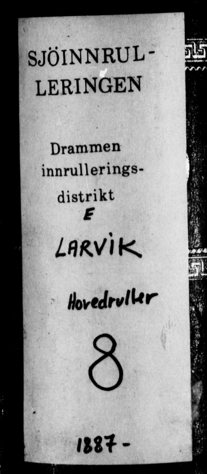 Larvik innrulleringskontor, AV/SAKO-A-787/F/Fc/L0010: Hovedrulle, 1887, p. 1