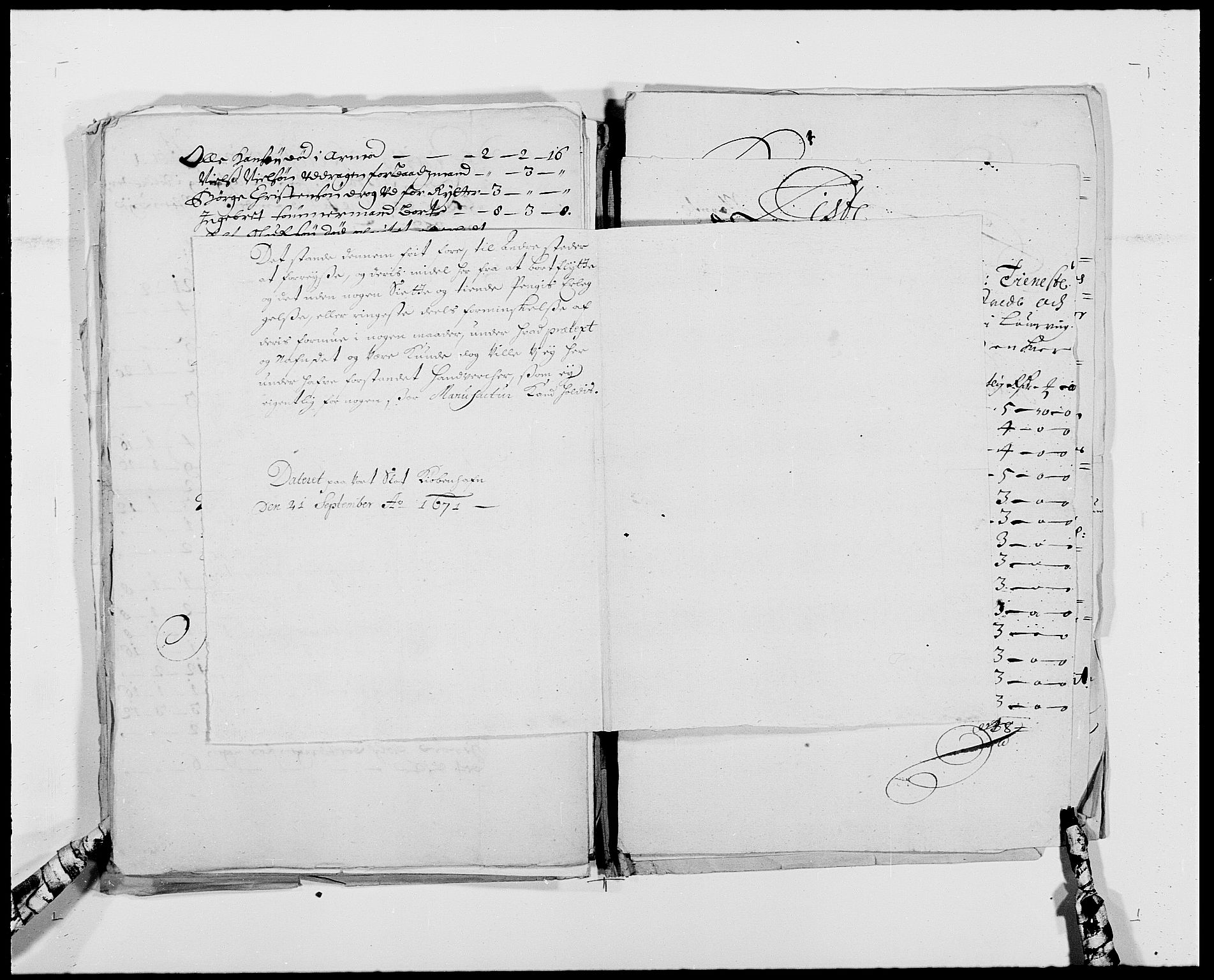 Rentekammeret inntil 1814, Reviderte regnskaper, Byregnskaper, RA/EA-4066/R/Rj/L0193: [J3] Kontribusjonsregnskap (med Langesund, Brevik, Porsgrunn og Kragerø), 1663-1691, p. 537