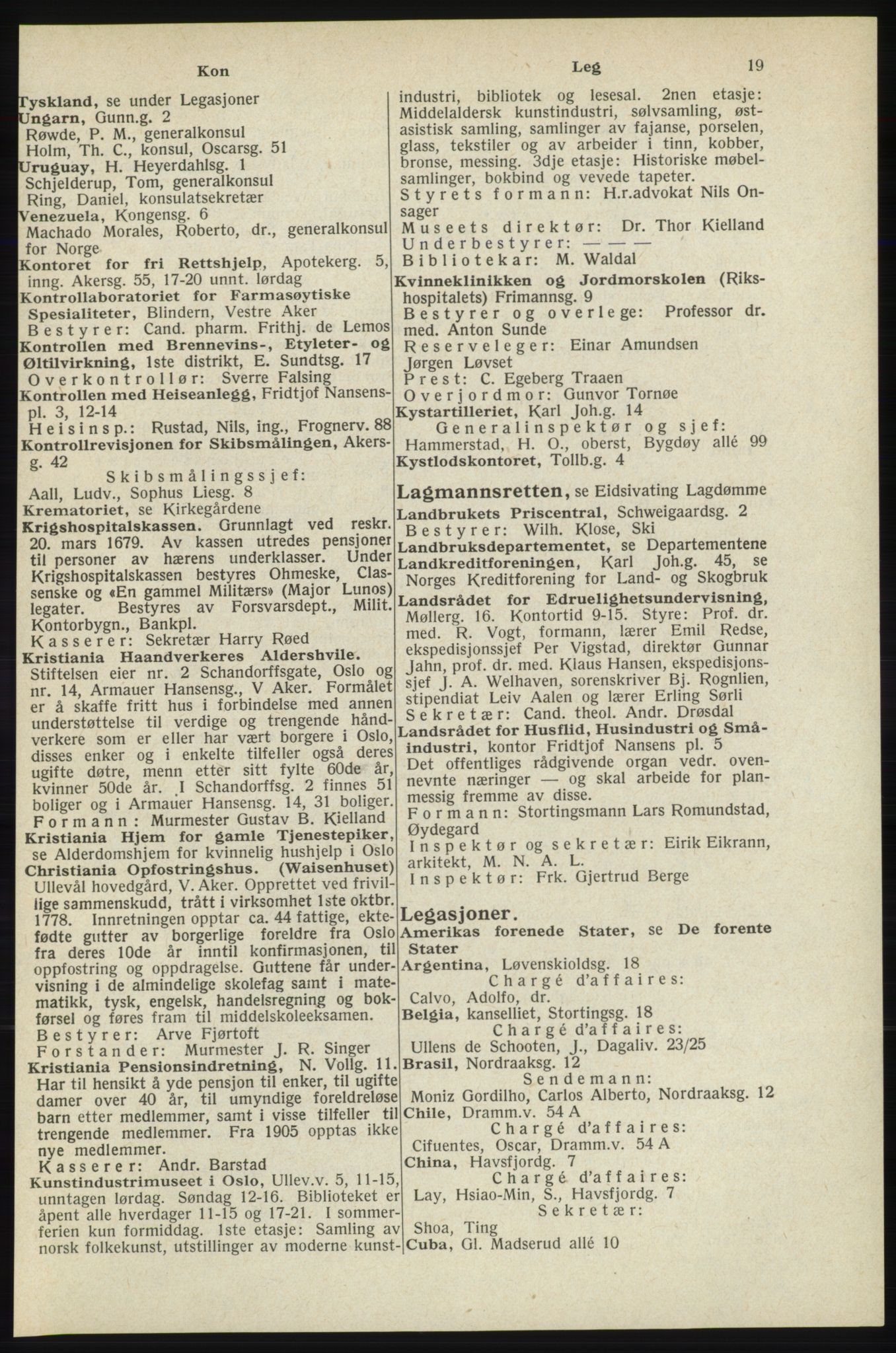 Kristiania/Oslo adressebok, PUBL/-, 1940, p. 35