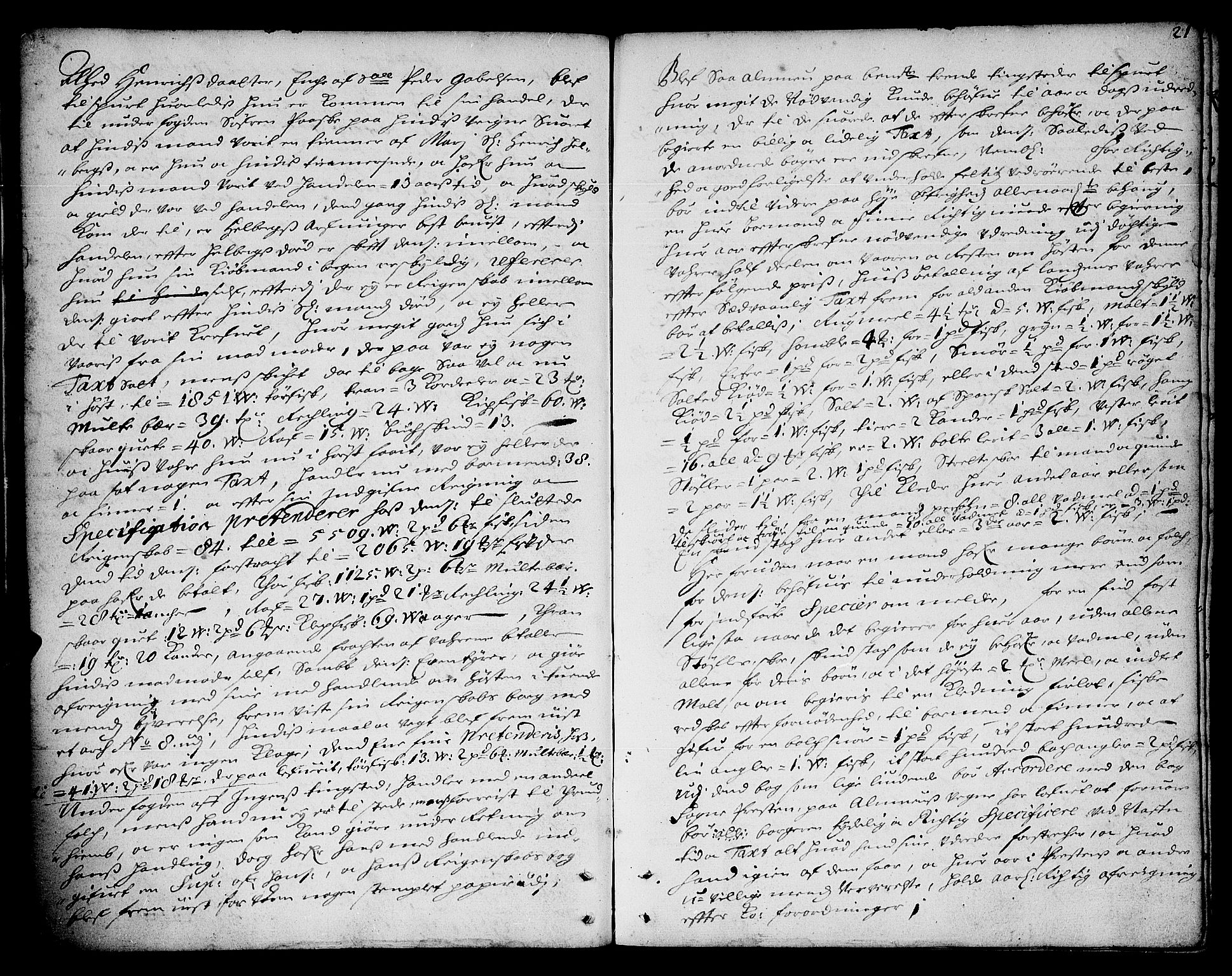 Finnmark sorenskriveri, AV/SATØ-S-0053/F/Fa/L0021: Justisprotokoller, 1685-1688, p. 20b-21a