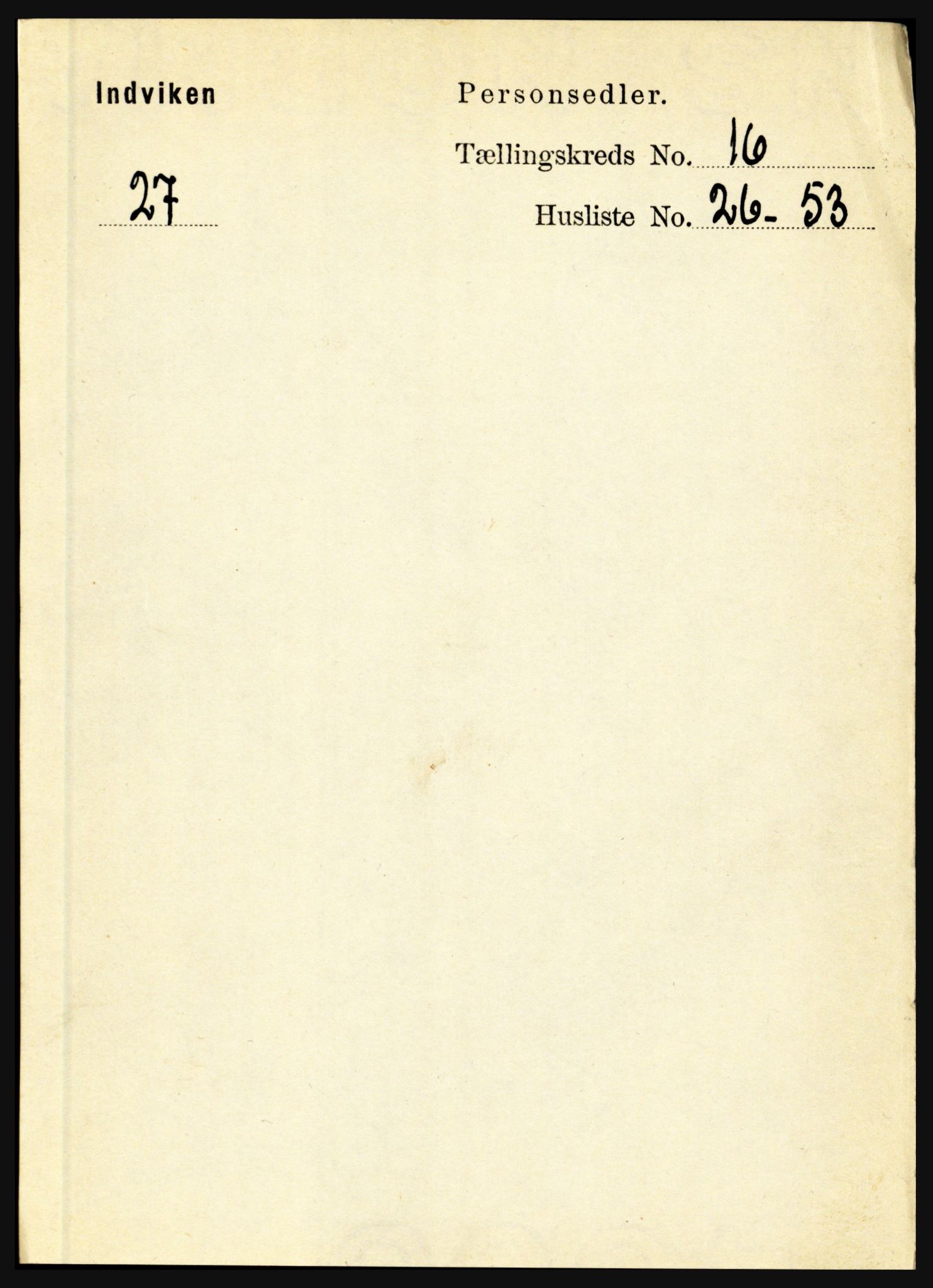 RA, 1891 census for 1447 Innvik, 1891, p. 3431