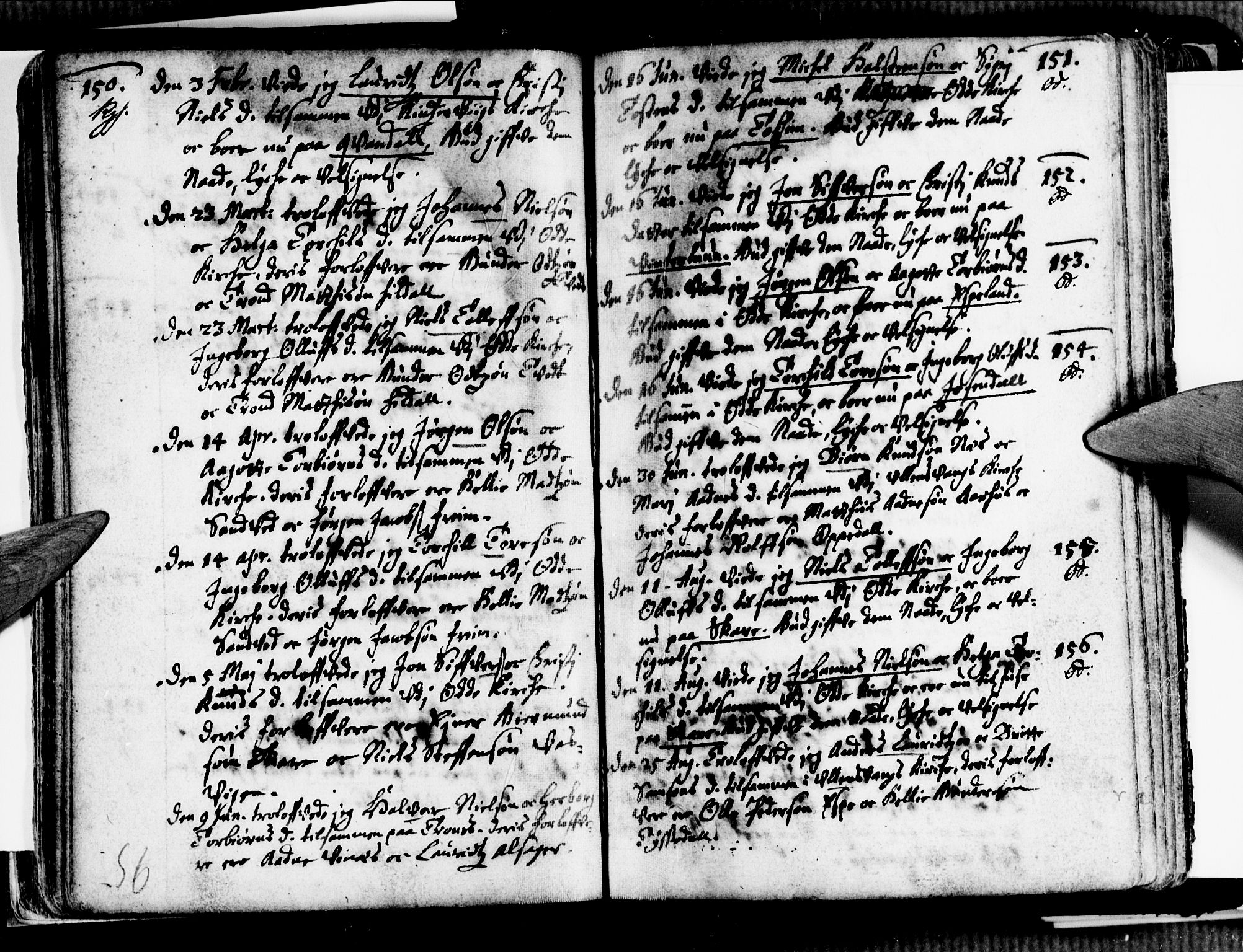 Ullensvang sokneprestembete, AV/SAB-A-78701/H/Haa: Parish register (official) no. A 2, 1669-1732