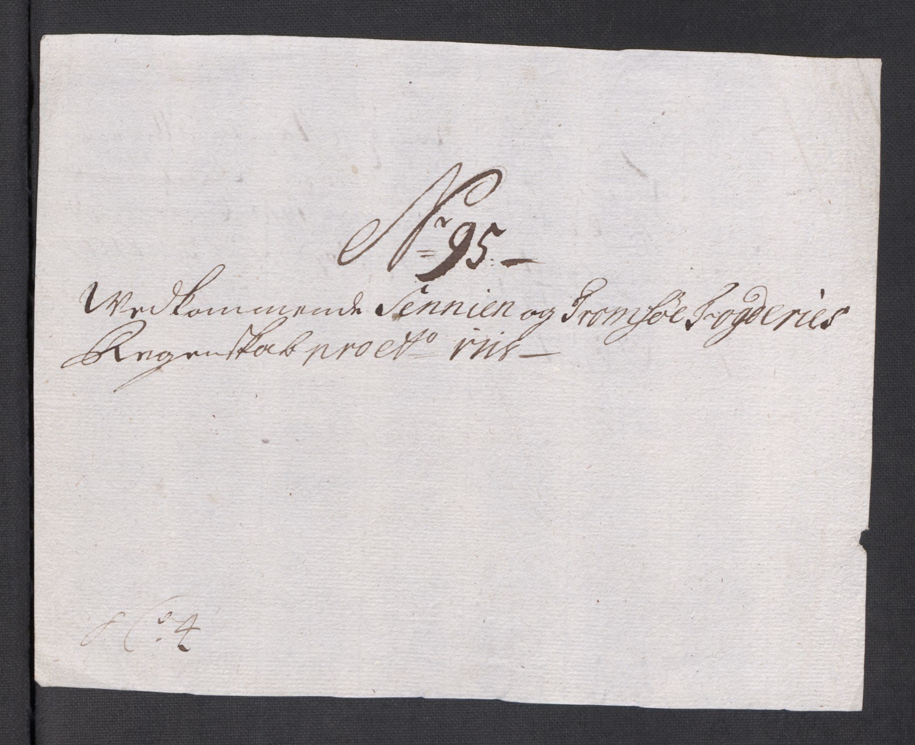 Rentekammeret inntil 1814, Reviderte regnskaper, Fogderegnskap, AV/RA-EA-4092/R68/L4764: Fogderegnskap Senja og Troms, 1718, p. 405