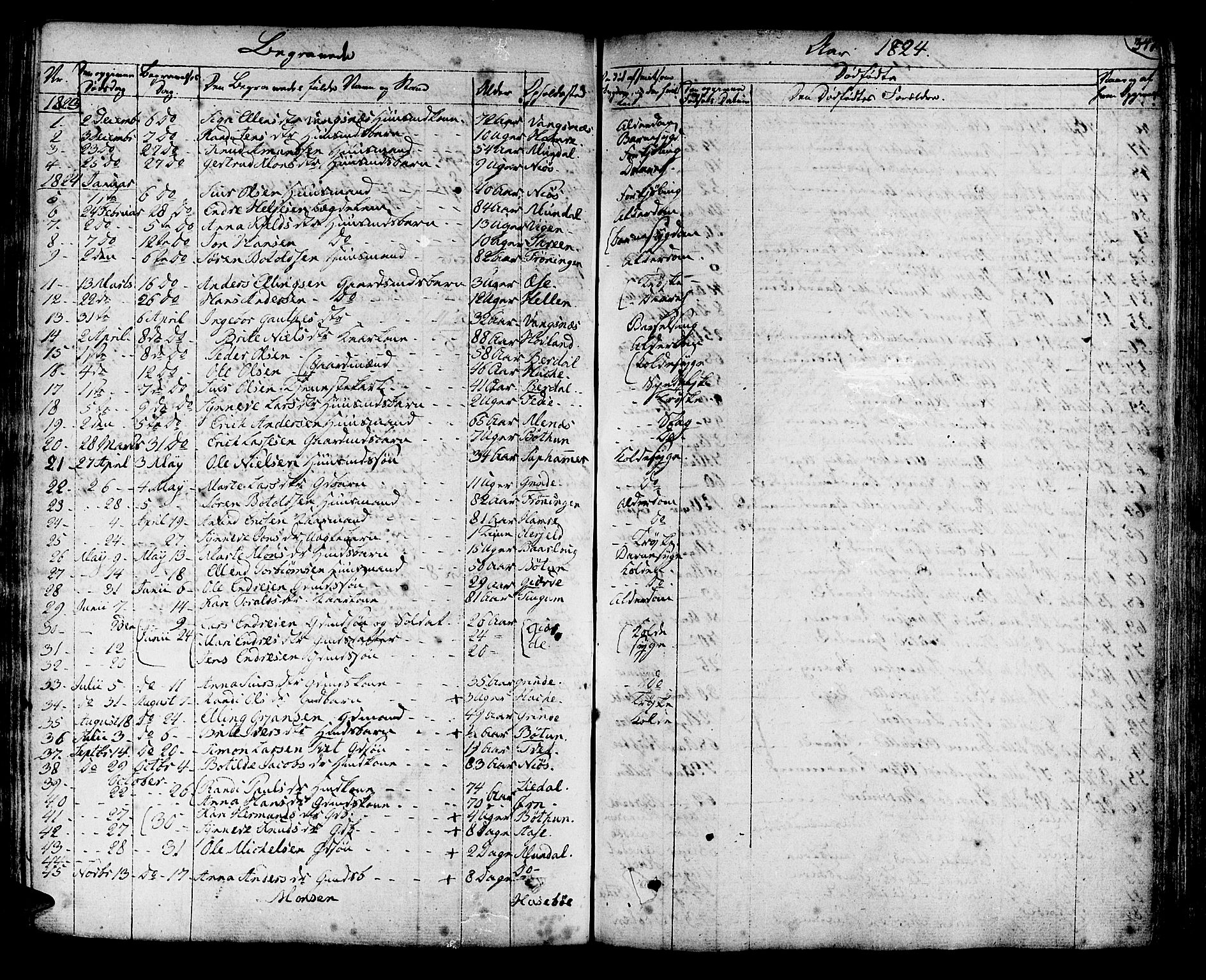 Leikanger sokneprestembete, AV/SAB-A-81001/H/Haa/Haaa/L0006: Parish register (official) no. A 6, 1810-1838, p. 347