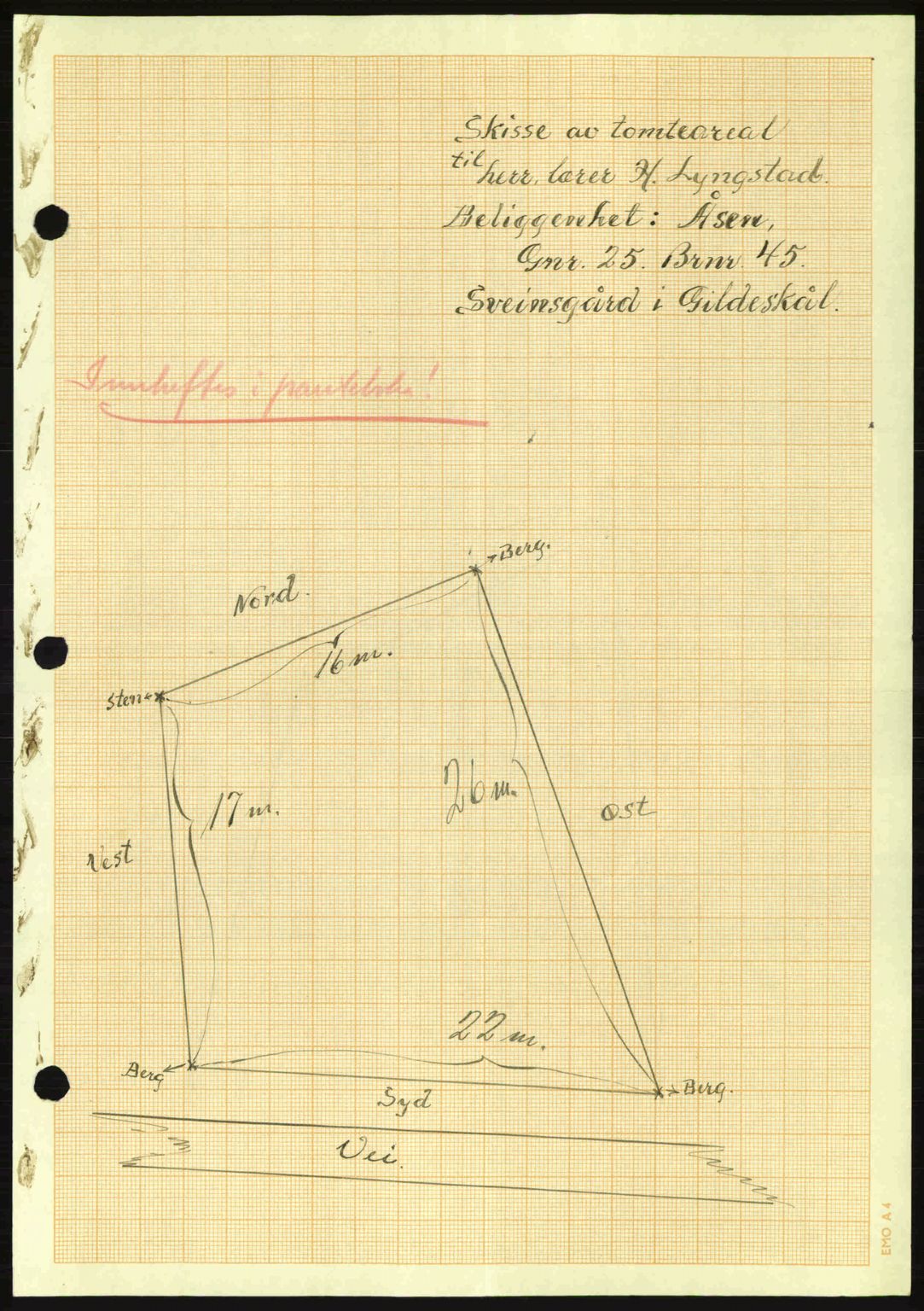 Salten sorenskriveri, AV/SAT-A-4578/1/2/2C: Mortgage book no. A14-15, 1943-1945, Diary no: : 43/1944