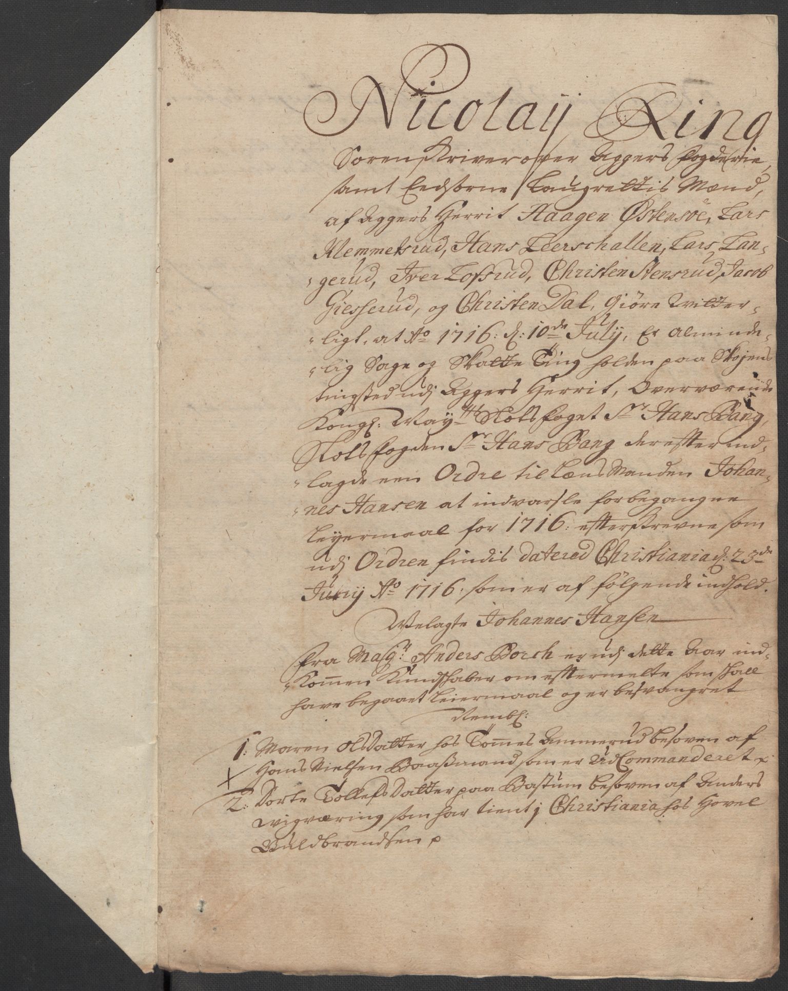 Rentekammeret inntil 1814, Reviderte regnskaper, Fogderegnskap, AV/RA-EA-4092/R10/L0454: Fogderegnskap Aker og Follo, 1716, p. 159