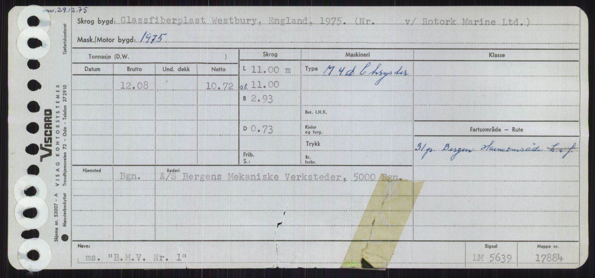 Sjøfartsdirektoratet med forløpere, Skipsmålingen, RA/S-1627/H/Ha/L0001/0001: Fartøy, A-Eig / Fartøy A-Bjøn, p. 589