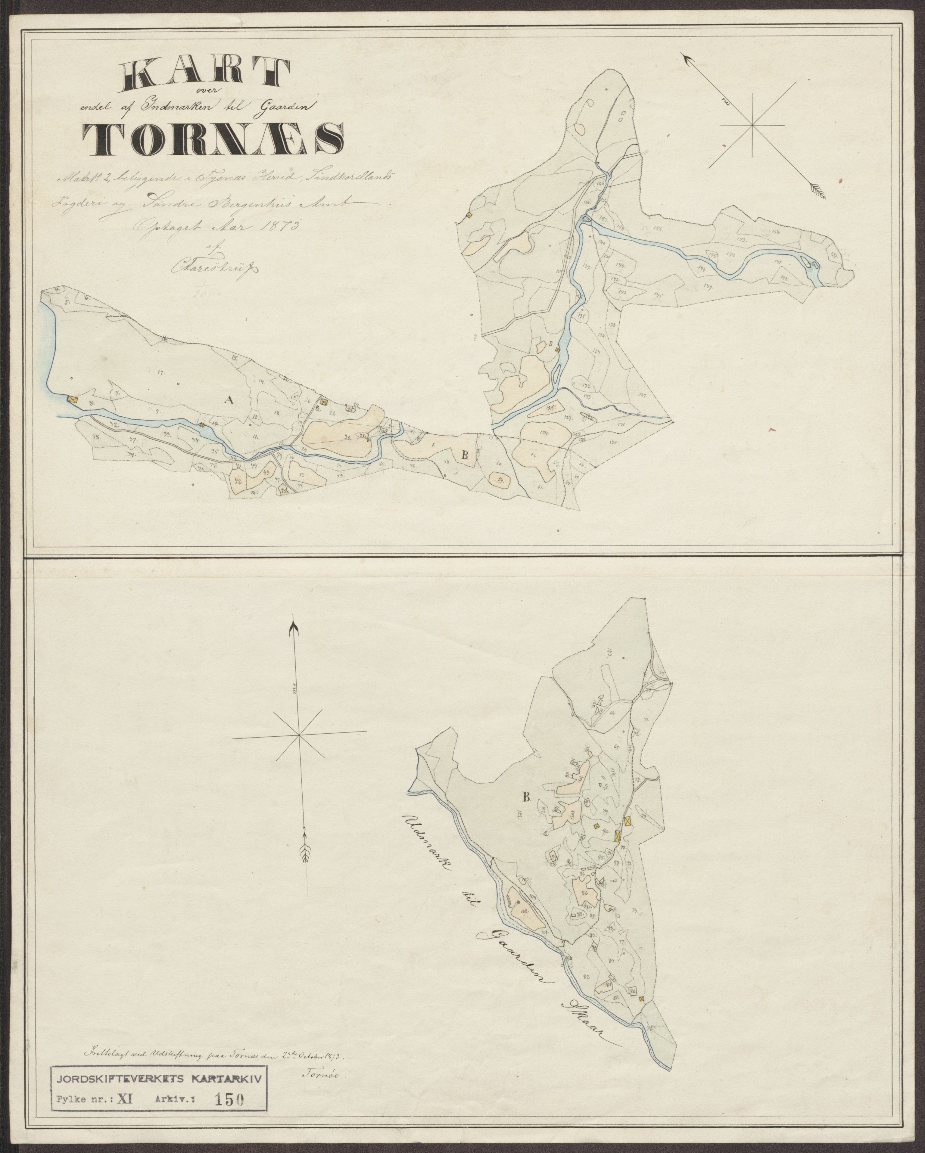Jordskifteverkets kartarkiv, AV/RA-S-3929/T, 1859-1988, p. 249