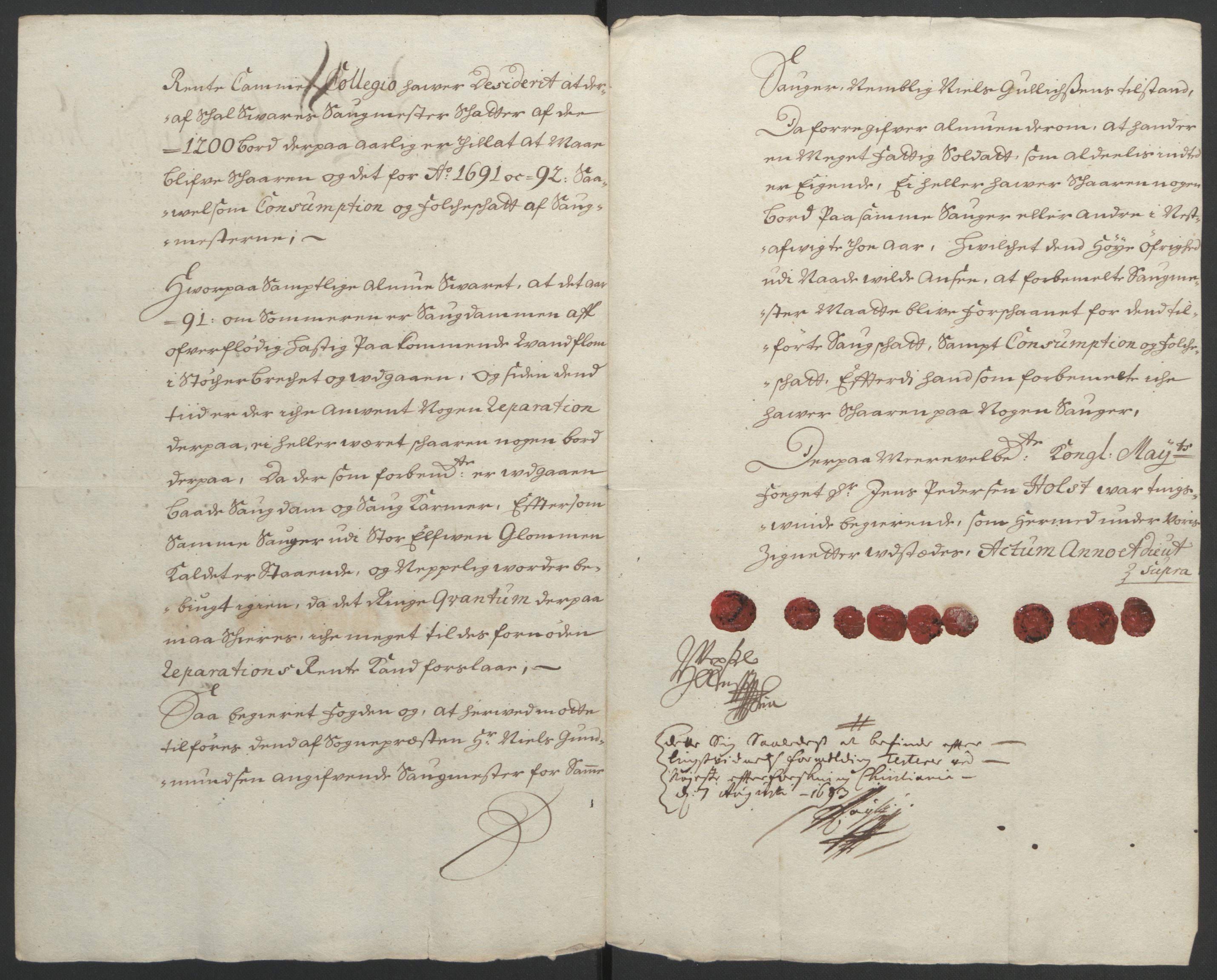 Rentekammeret inntil 1814, Reviderte regnskaper, Fogderegnskap, RA/EA-4092/R11/L0577: Fogderegnskap Nedre Romerike, 1692, p. 271