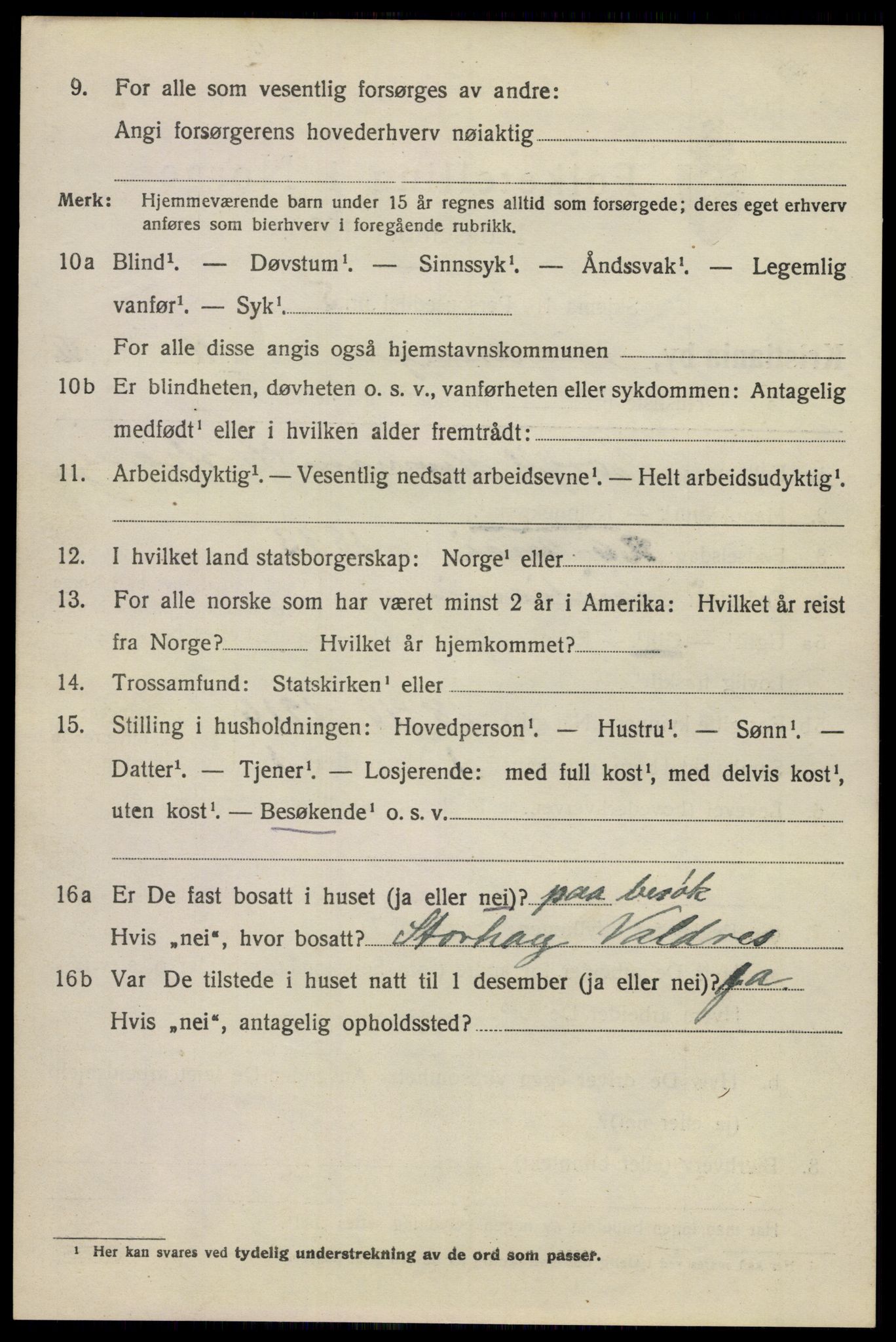 SAO, 1920 census for Kristiania, 1920, p. 624788