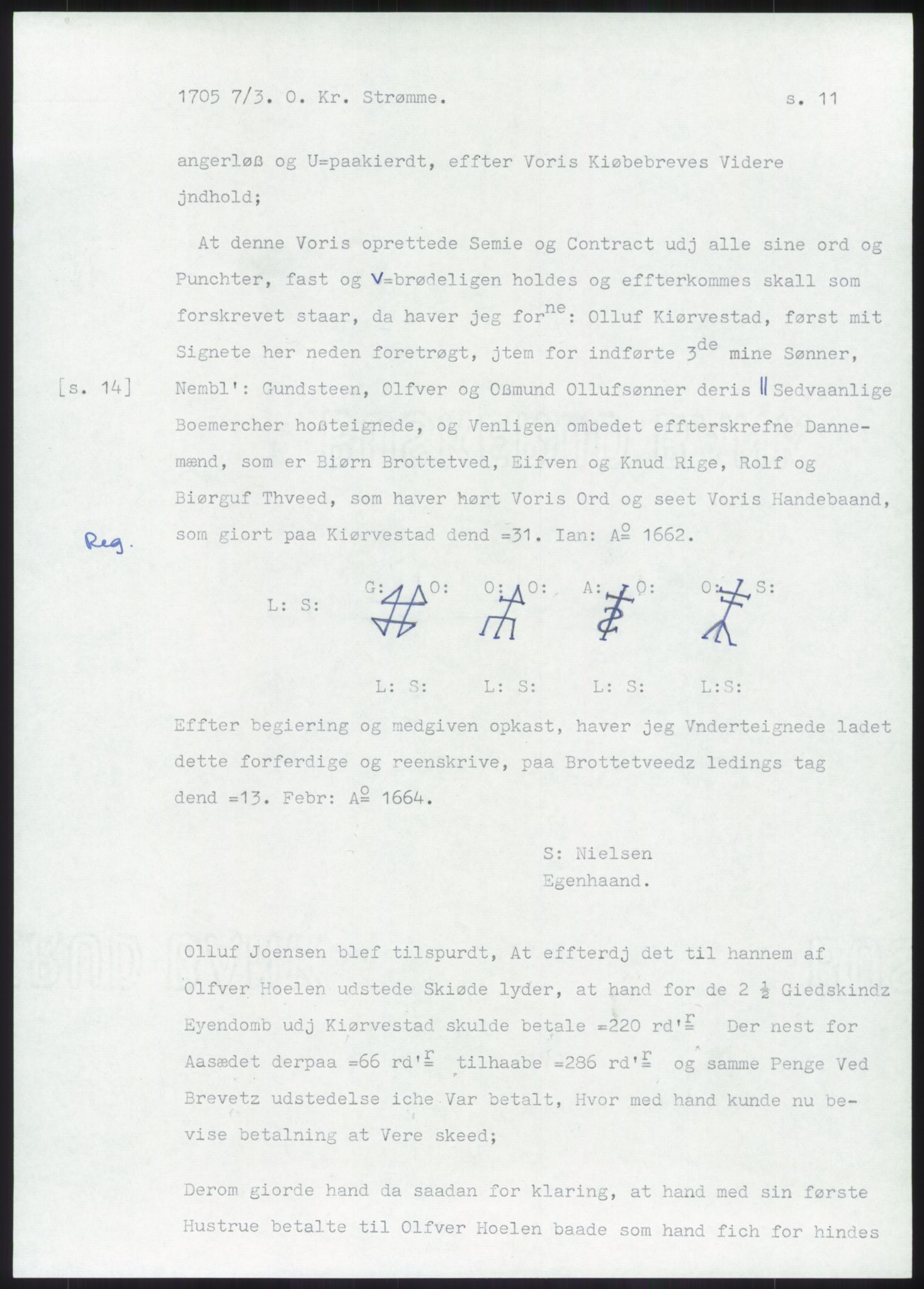 Samlinger til kildeutgivelse, Diplomavskriftsamlingen, RA/EA-4053/H/Ha, p. 934