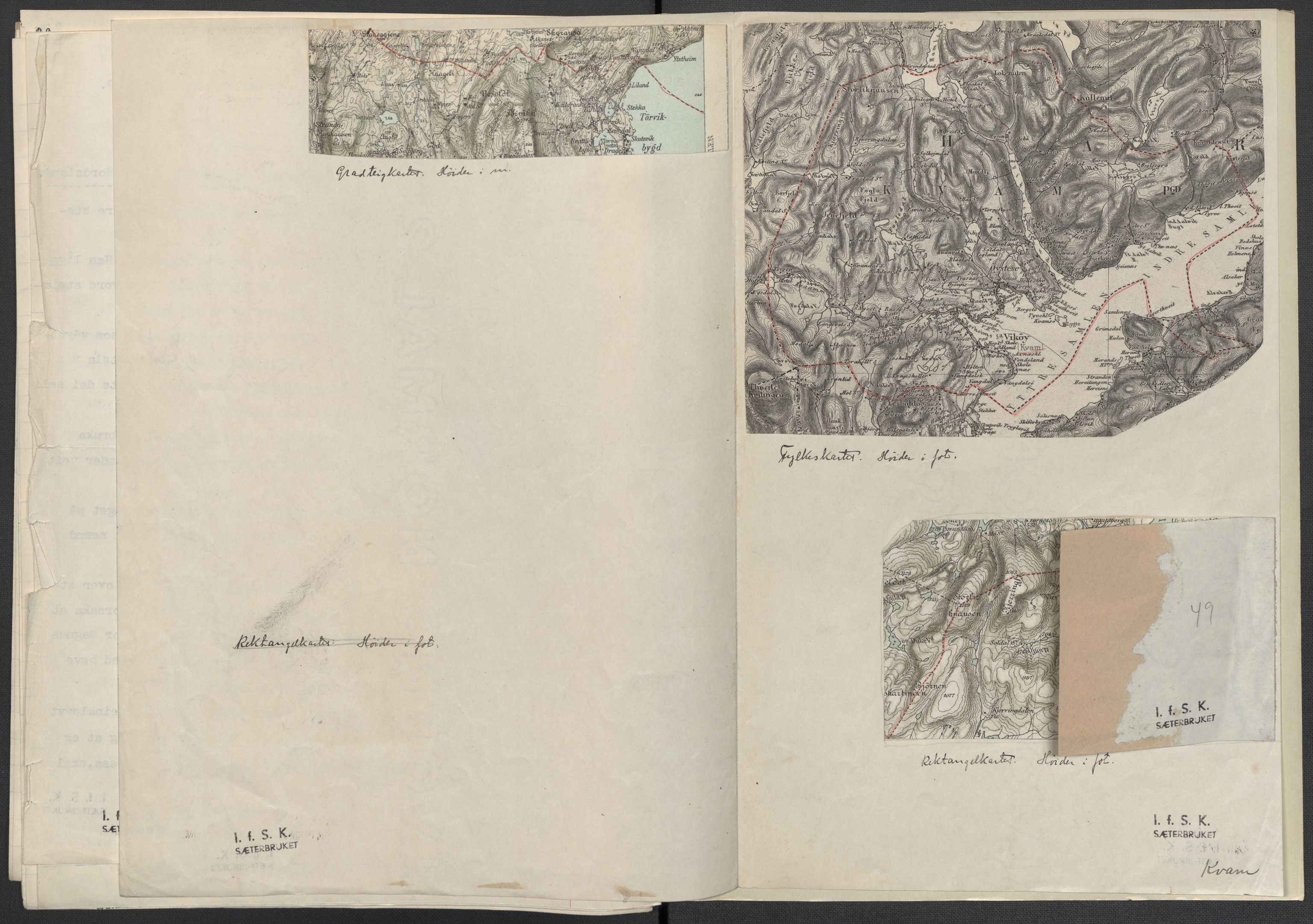 Instituttet for sammenlignende kulturforskning, AV/RA-PA-0424/F/Fc/L0010/0003: Eske B10: / Hordaland (perm XXVII), 1933-1936