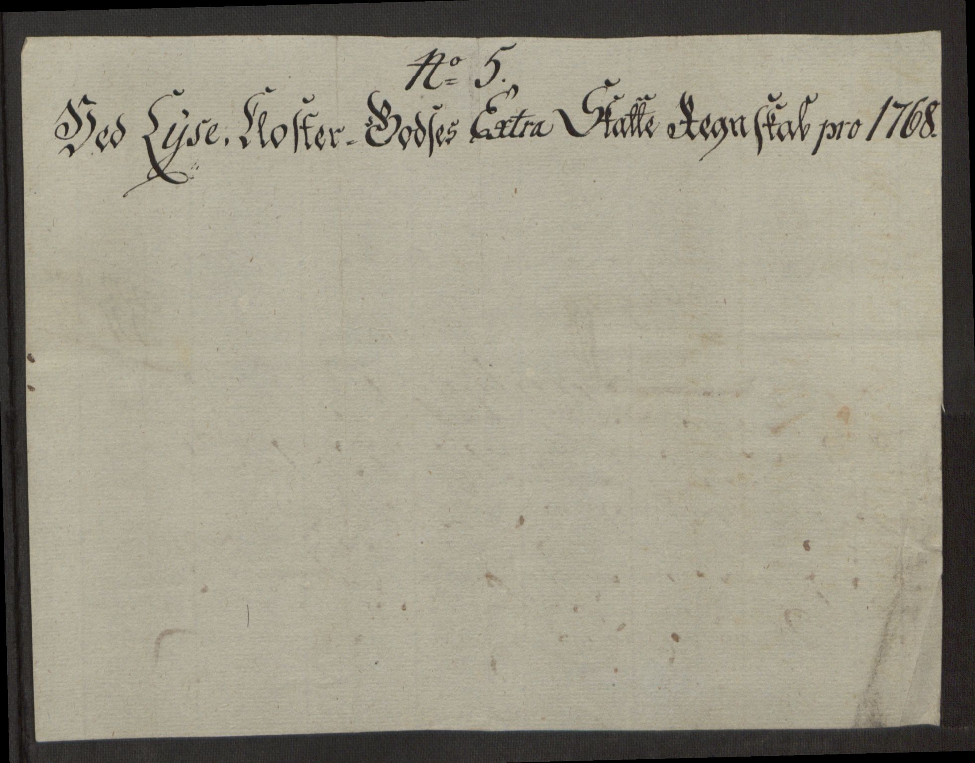 Rentekammeret inntil 1814, Reviderte regnskaper, Fogderegnskap, RA/EA-4092/R50/L3180: Ekstraskatten Lyse kloster, 1762-1783, p. 206