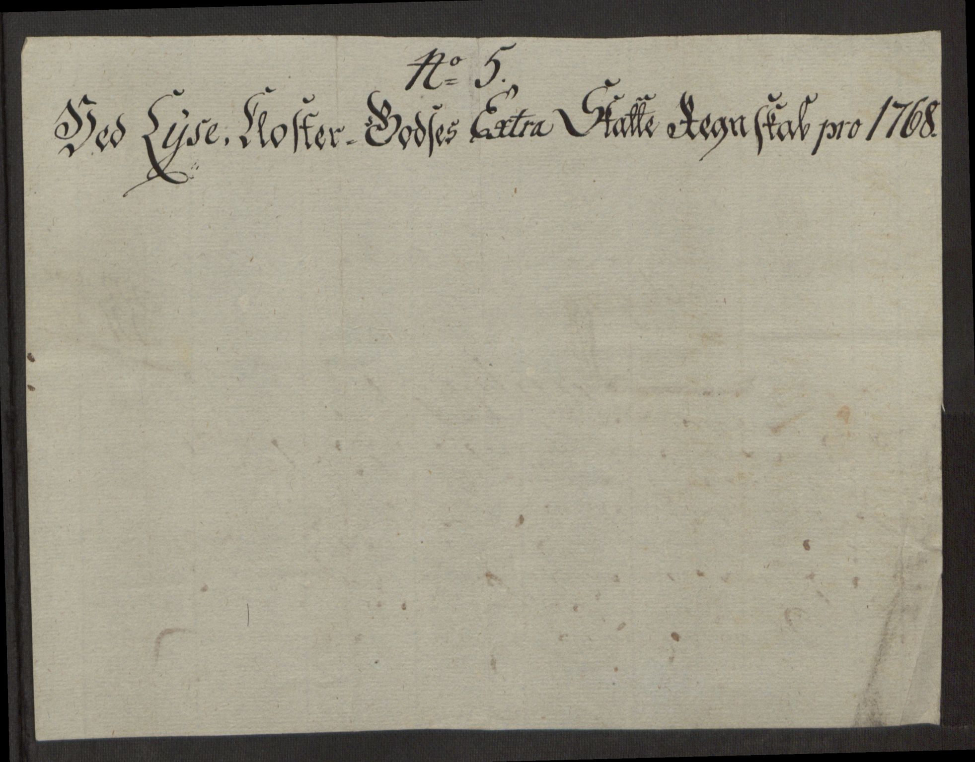 Rentekammeret inntil 1814, Reviderte regnskaper, Fogderegnskap, AV/RA-EA-4092/R50/L3180: Ekstraskatten Lyse kloster, 1762-1783, p. 206