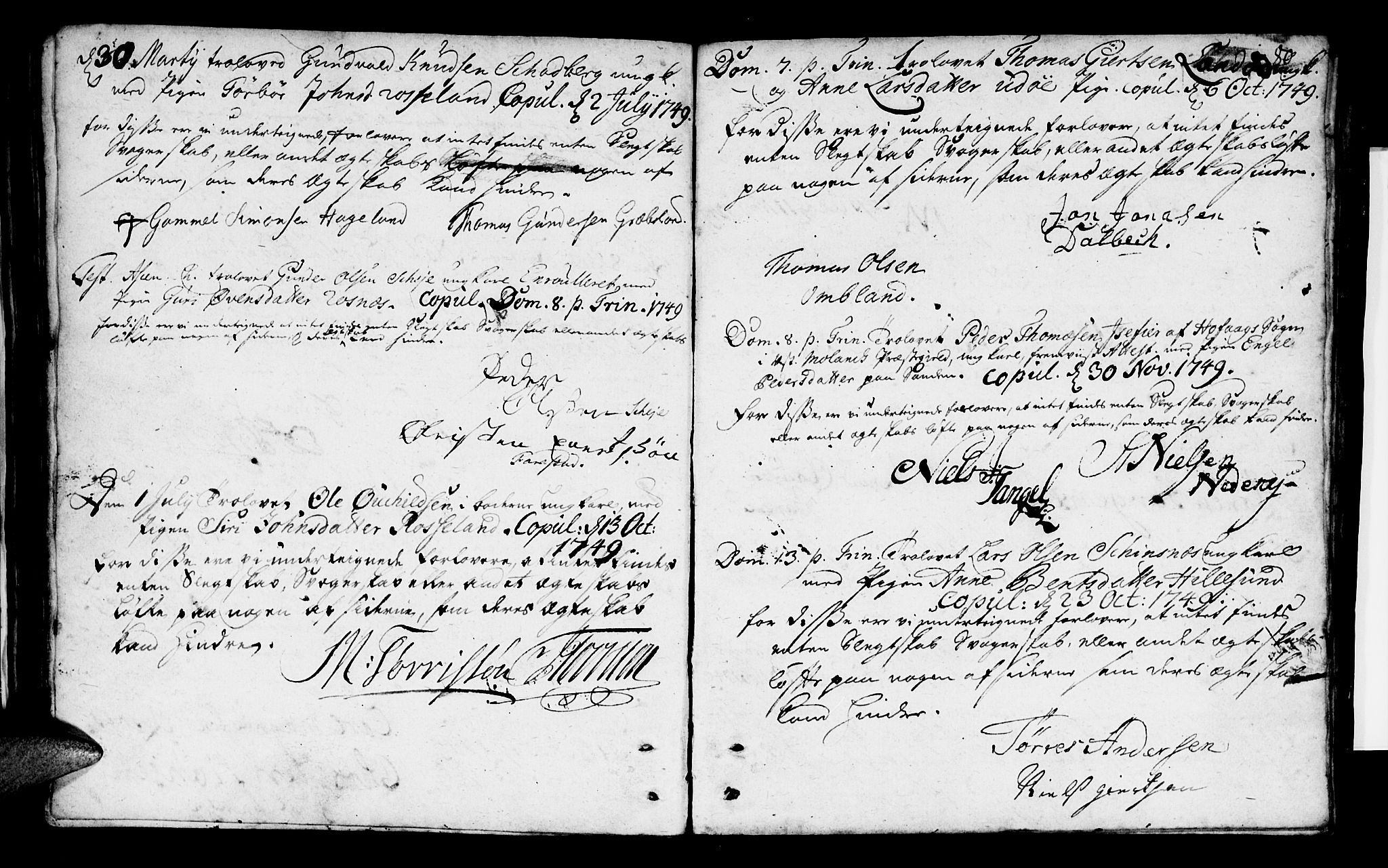 Mandal sokneprestkontor, AV/SAK-1111-0030/F/Fa/Faa/L0002: Parish register (official) no. A 2, 1720-1754, p. 80