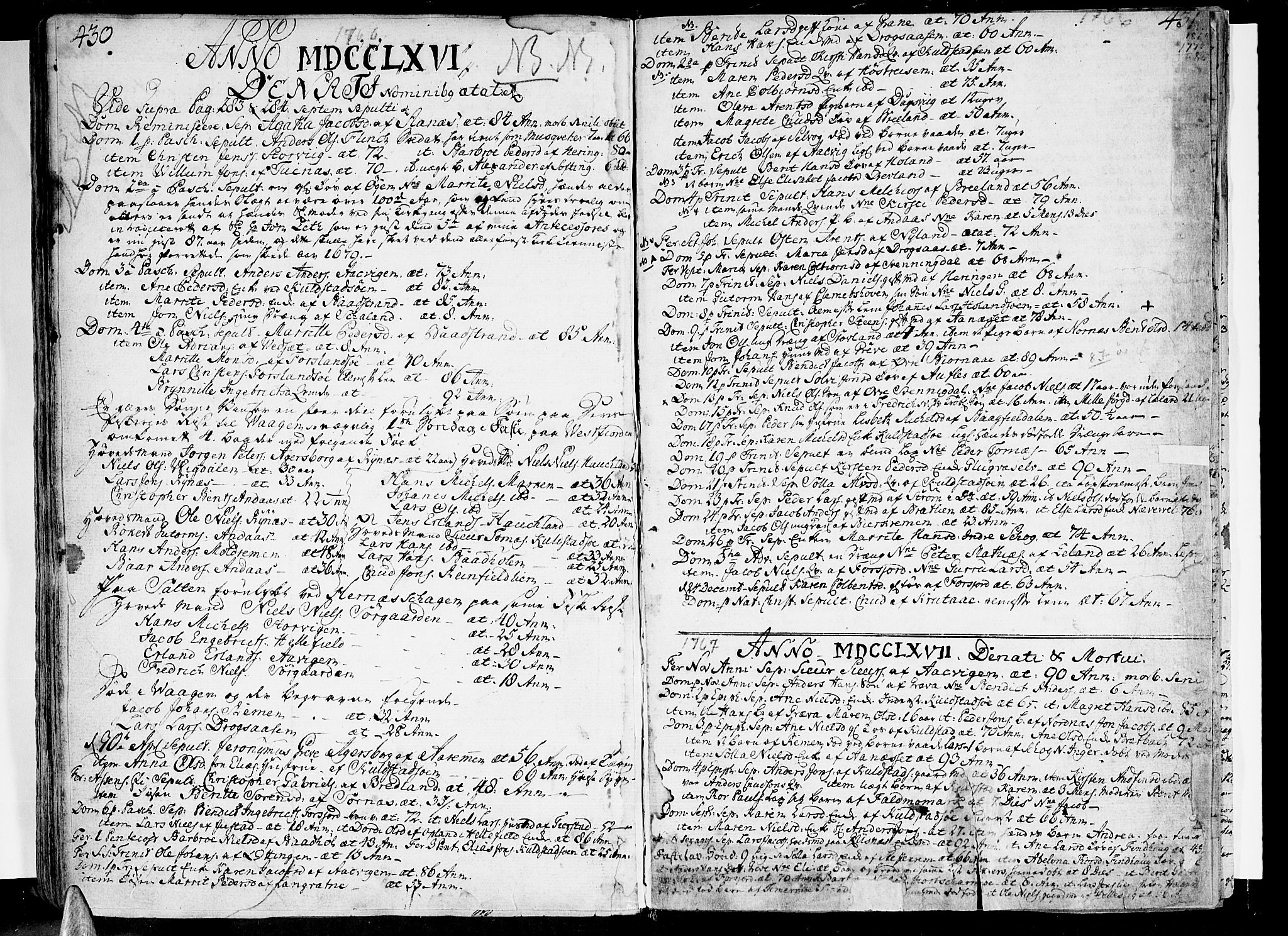 Ministerialprotokoller, klokkerbøker og fødselsregistre - Nordland, SAT/A-1459/820/L0285: Parish register (official) no. 820A06, 1753-1778, p. 430-431