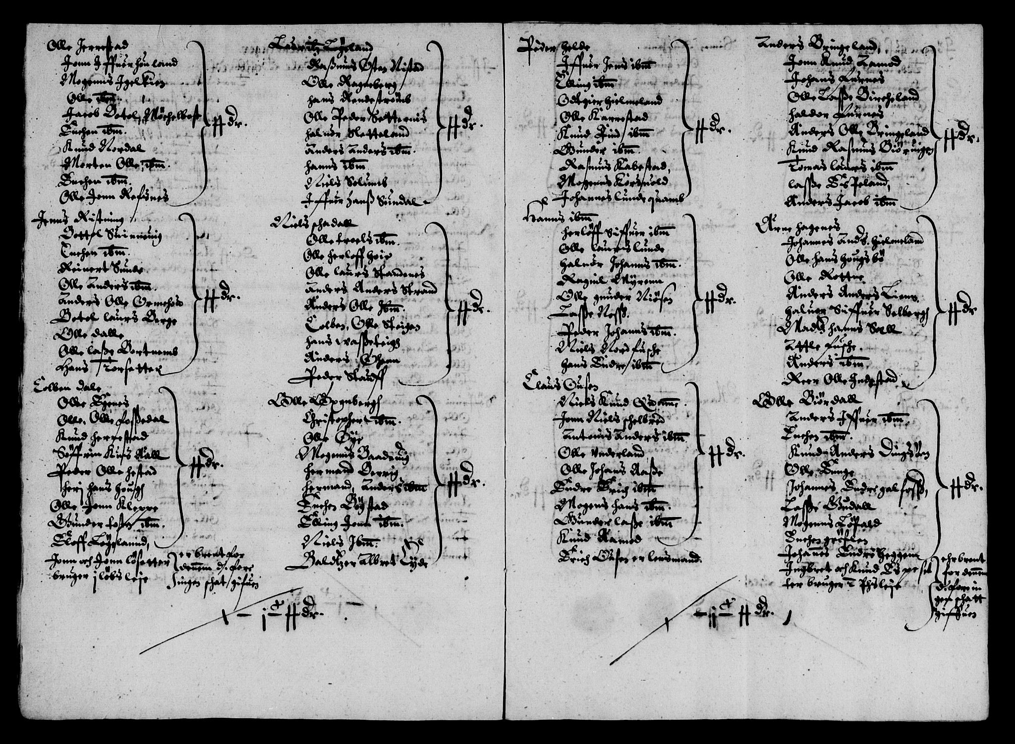 Rentekammeret inntil 1814, Reviderte regnskaper, Lensregnskaper, AV/RA-EA-5023/R/Rb/Rbt/L0093: Bergenhus len, 1642-1643