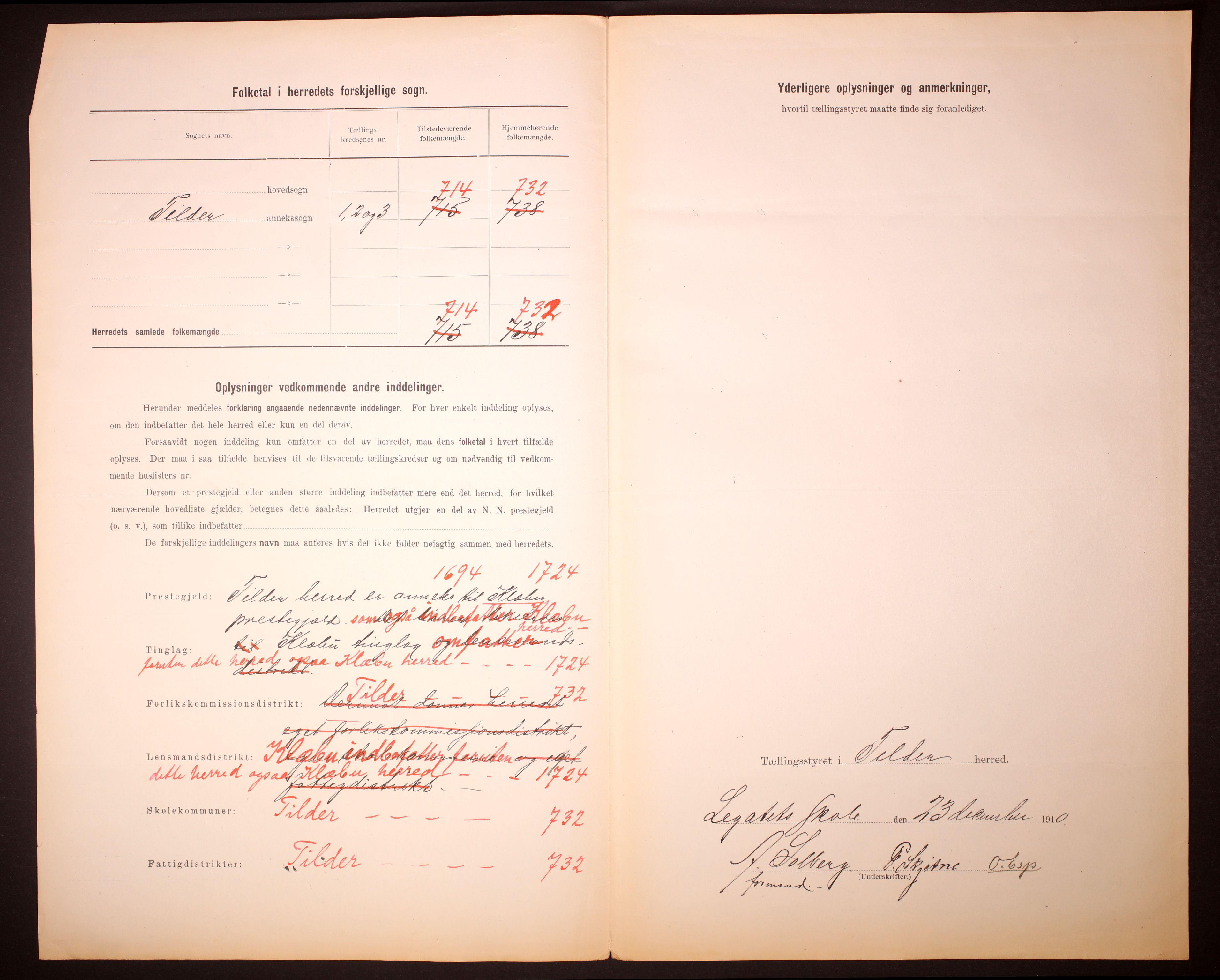 RA, 1910 census for Tiller, 1910, p. 3