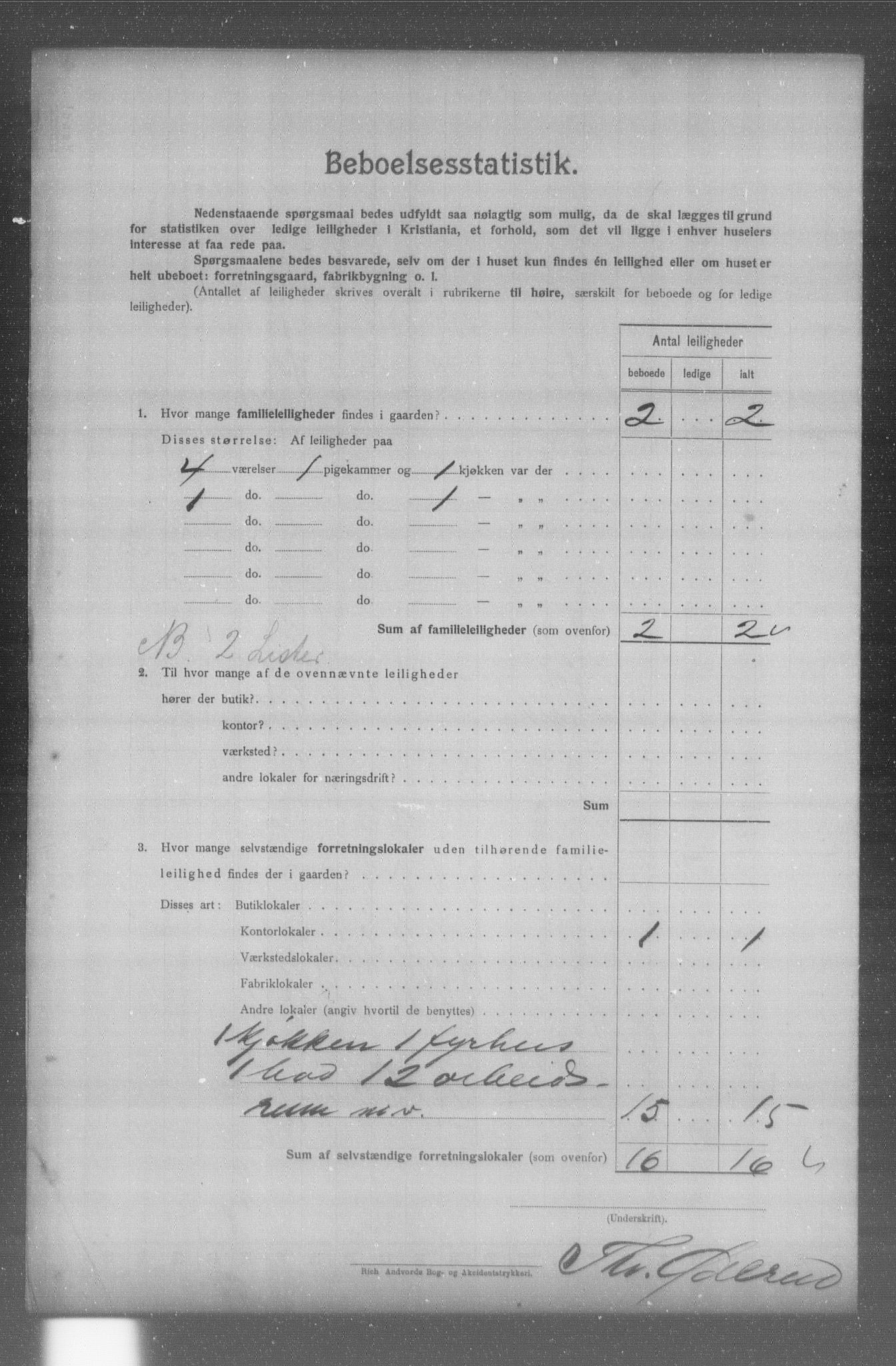 OBA, Municipal Census 1904 for Kristiania, 1904, p. 10847