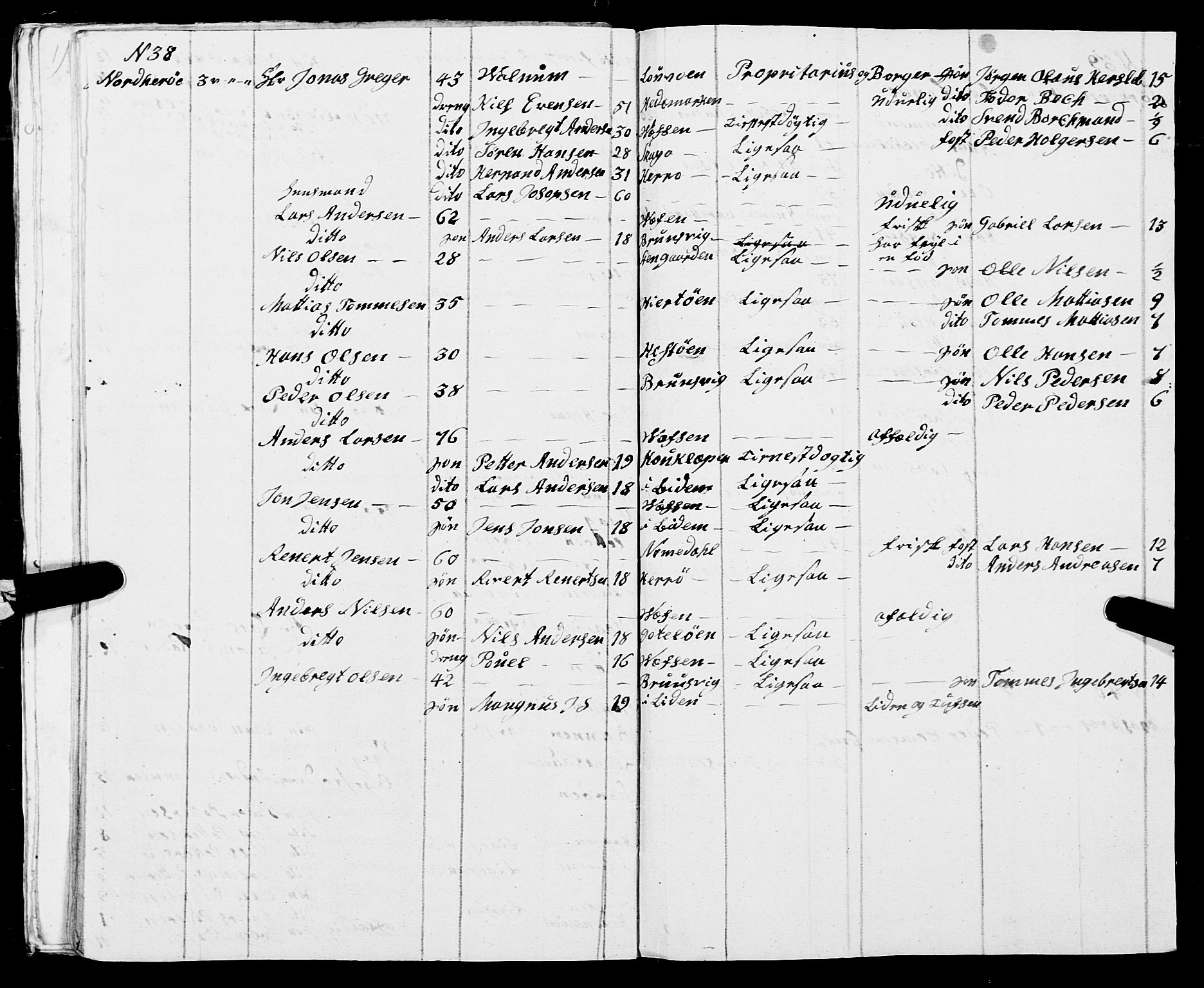 Fylkesmannen i Nordland, AV/SAT-A-0499/1.1/R/Ra/L0011/0002: -- / Innrulleringsmanntall for Herøy, 1809-1835, p. 29