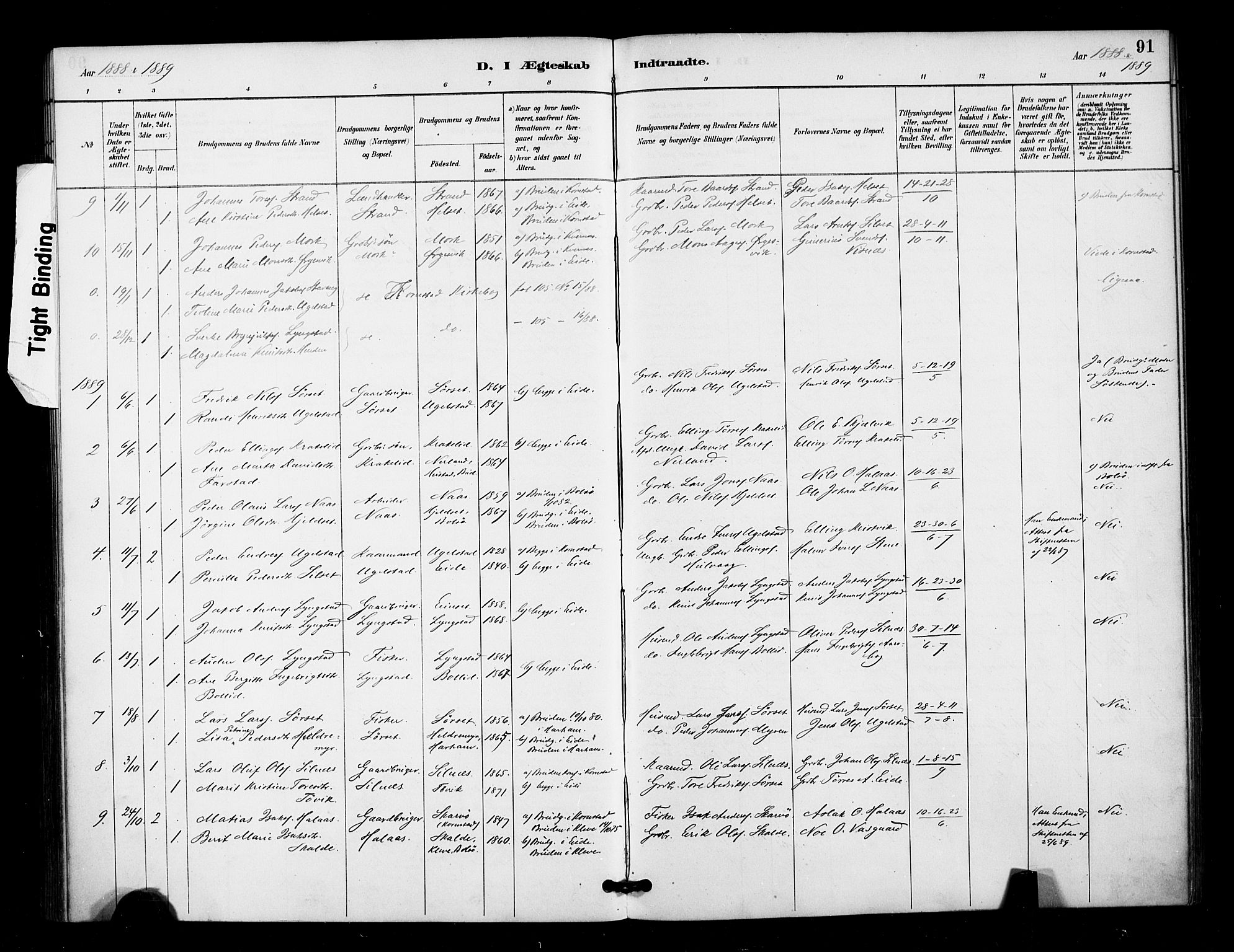 Ministerialprotokoller, klokkerbøker og fødselsregistre - Møre og Romsdal, AV/SAT-A-1454/571/L0836: Parish register (official) no. 571A01, 1884-1899, p. 91