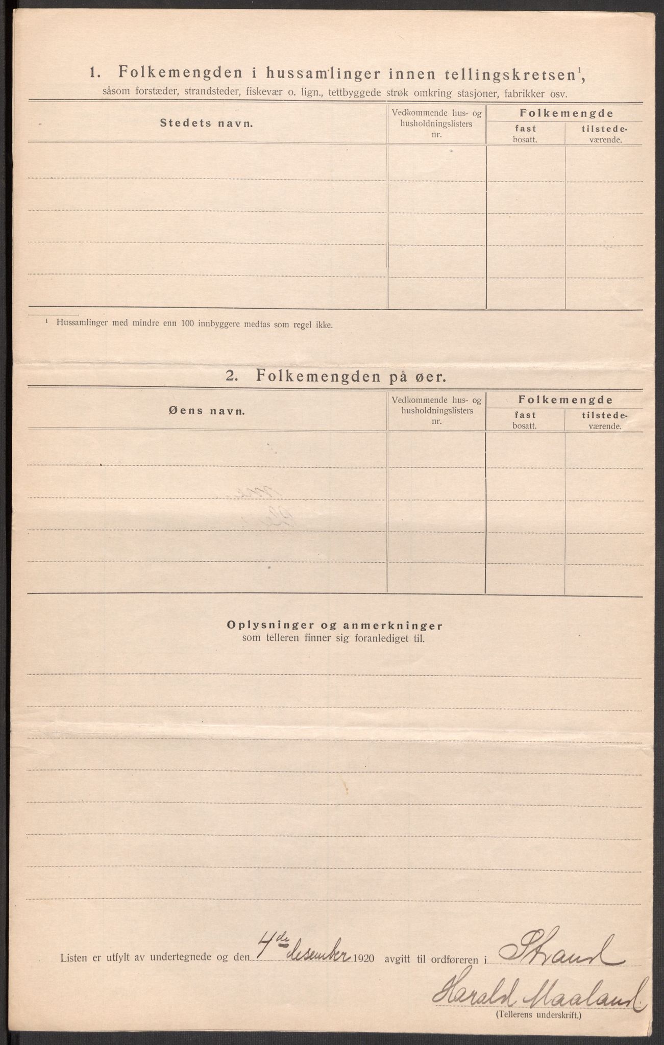 SAST, 1920 census for Strand, 1920, p. 35