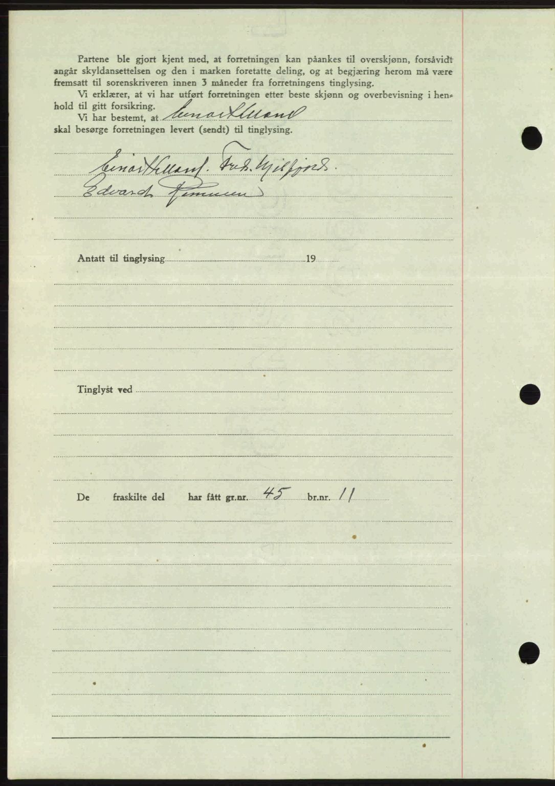 Romsdal sorenskriveri, AV/SAT-A-4149/1/2/2C: Mortgage book no. A20, 1946-1946, Diary no: : 1236/1946