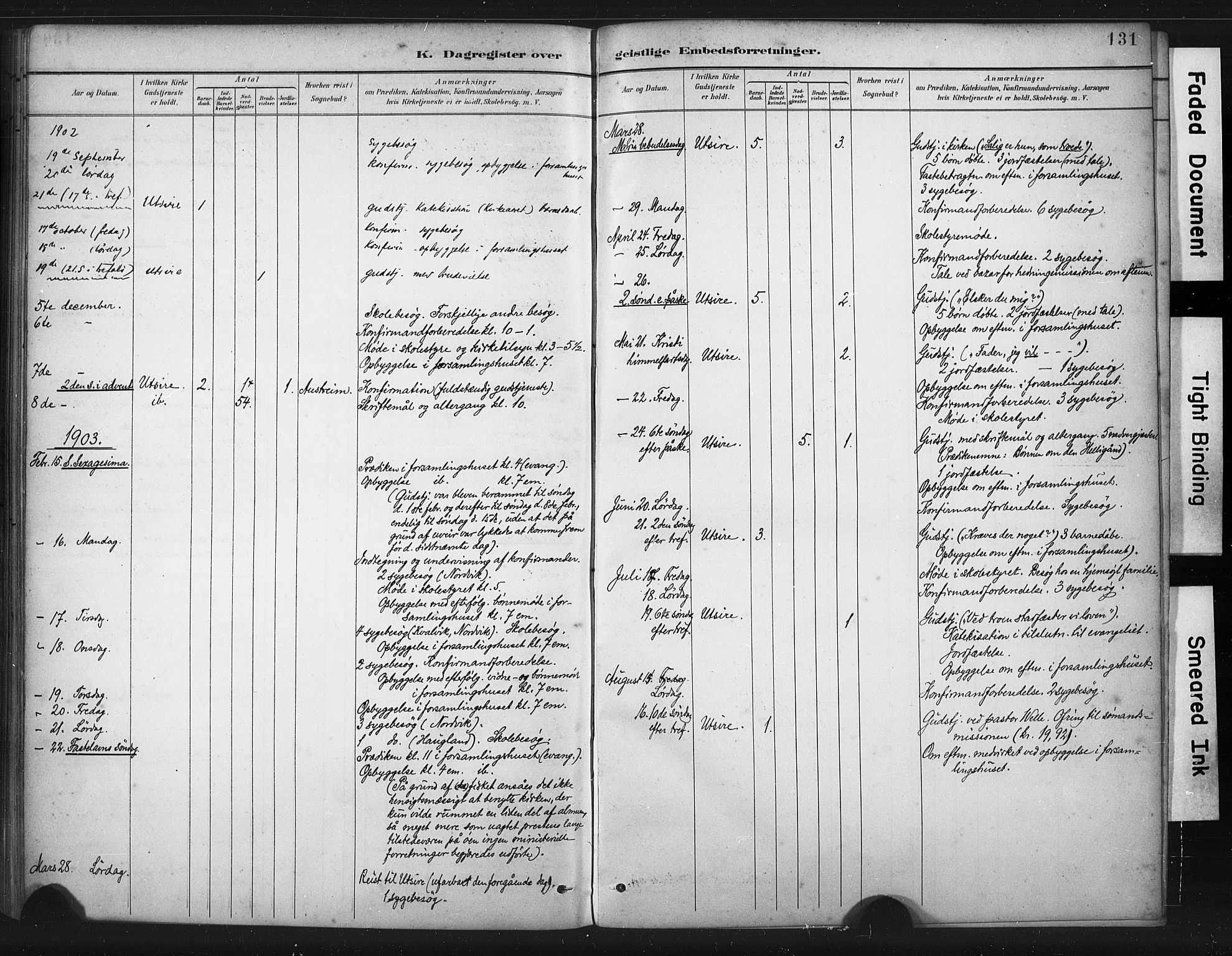 Torvastad sokneprestkontor, AV/SAST-A -101857/H/Ha/Haa/L0016: Parish register (official) no. A 15, 1883-1903, p. 131