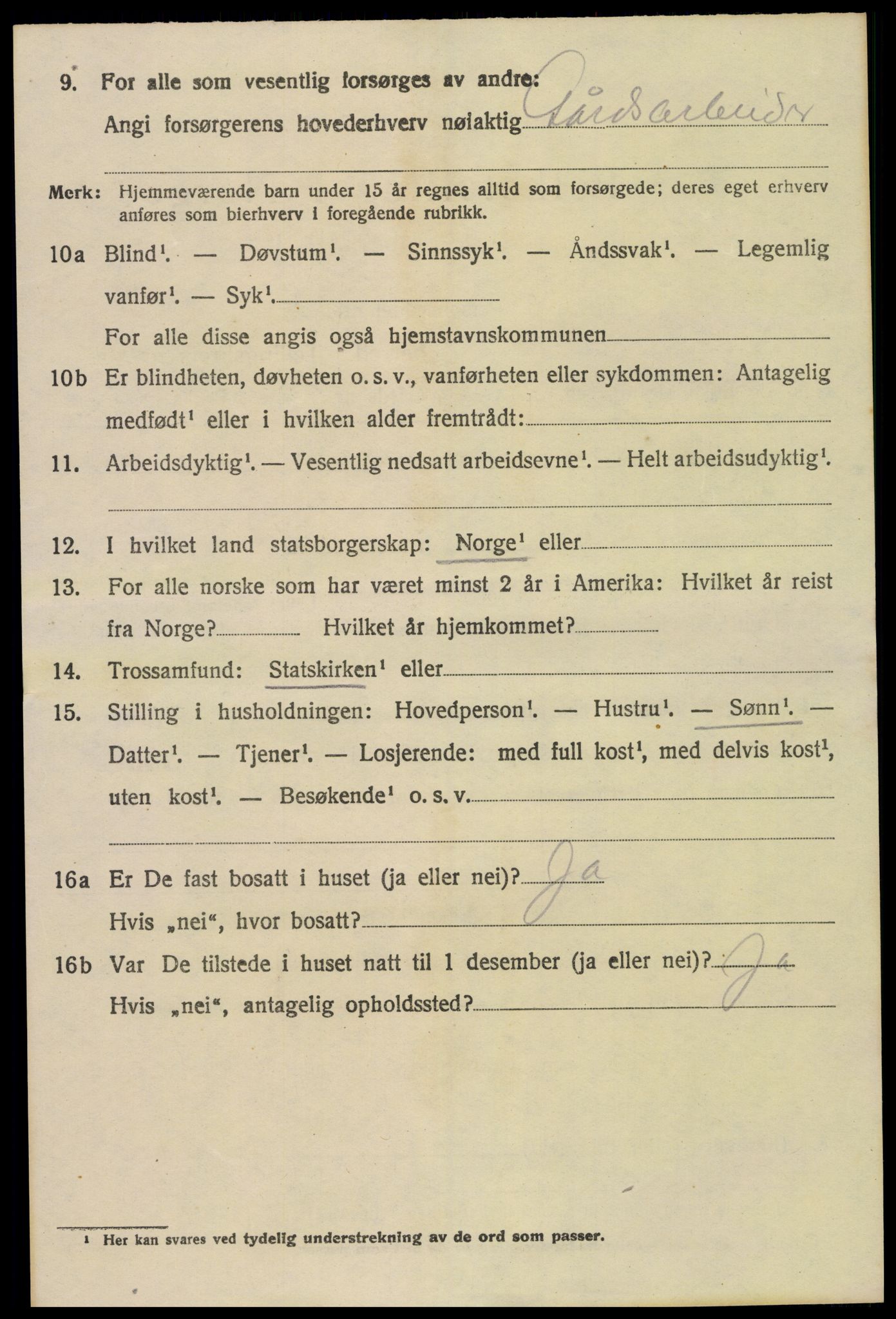 SAH, 1920 census for Furnes, 1920, p. 8162