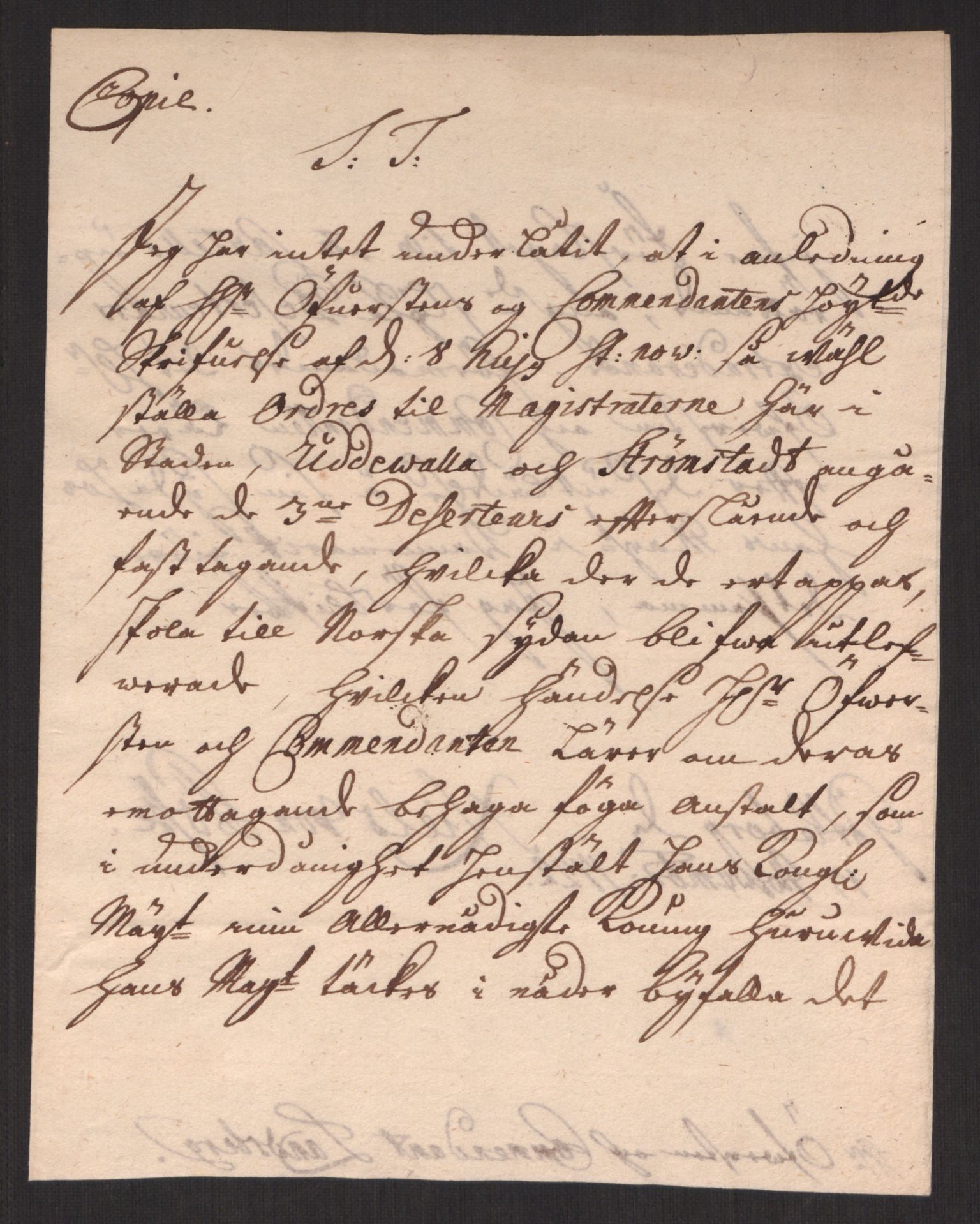 Kommanderende general (KG I) med Det norske krigsdirektorium, AV/RA-EA-5419/D/L0152: Fredriksten festning: Brev, inventarfortegnelser og regnskapsekstrakter, 1720-1723, p. 433