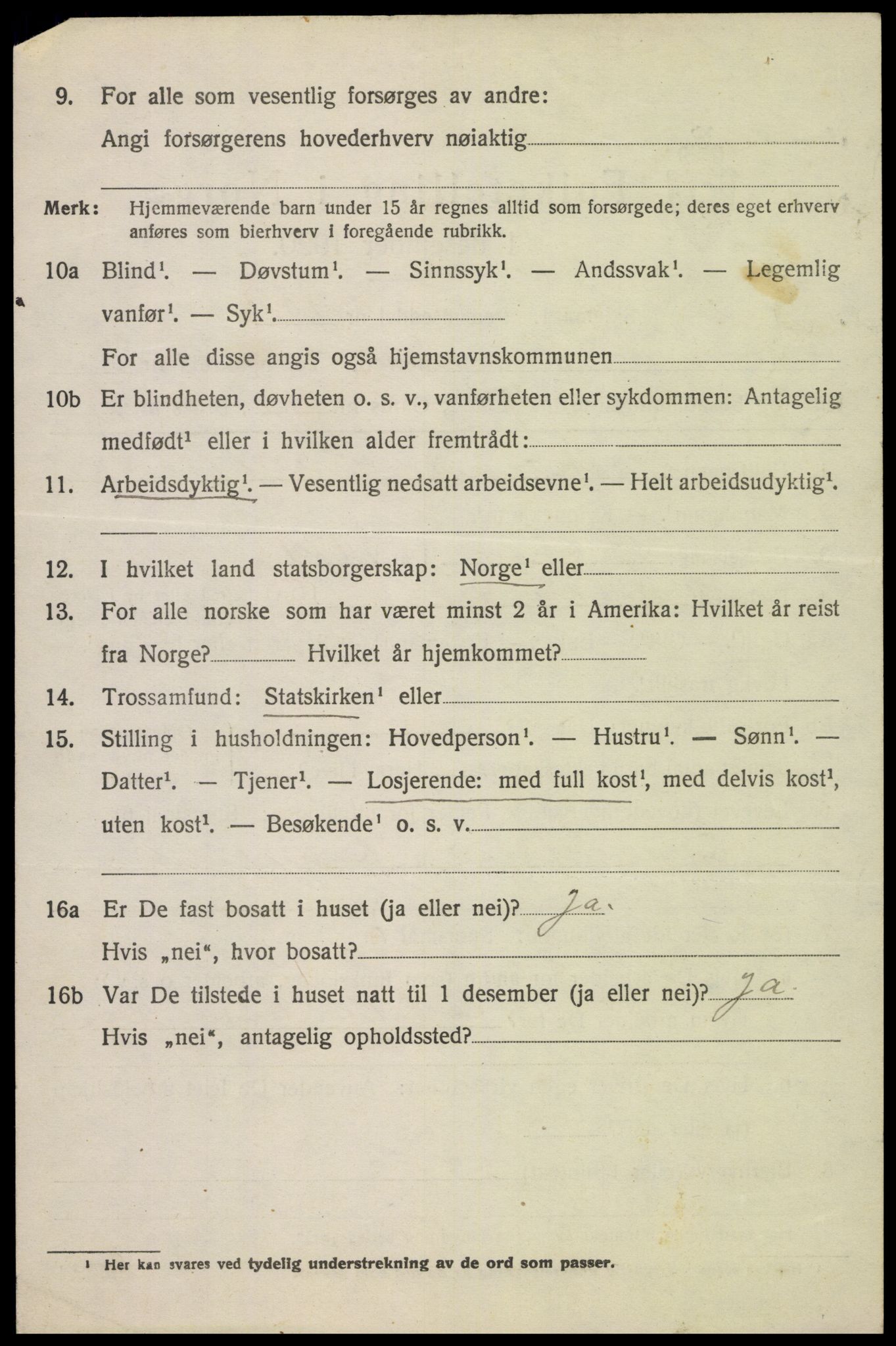 SAH, 1920 census for Sel, 1920, p. 3097