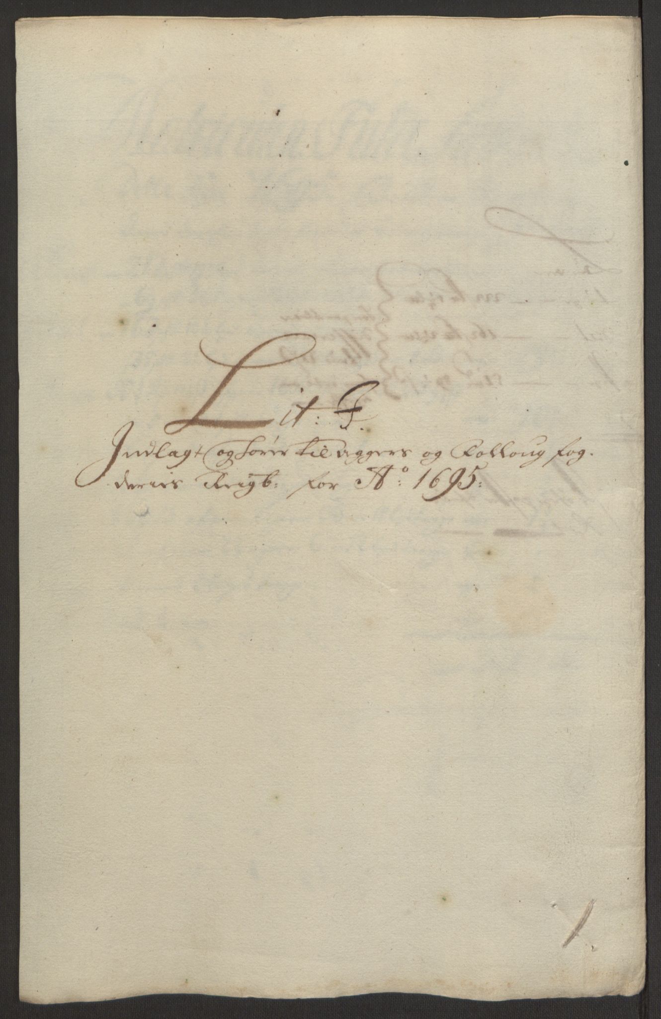 Rentekammeret inntil 1814, Reviderte regnskaper, Fogderegnskap, AV/RA-EA-4092/R10/L0439: Fogderegnskap Aker og Follo, 1695, p. 150