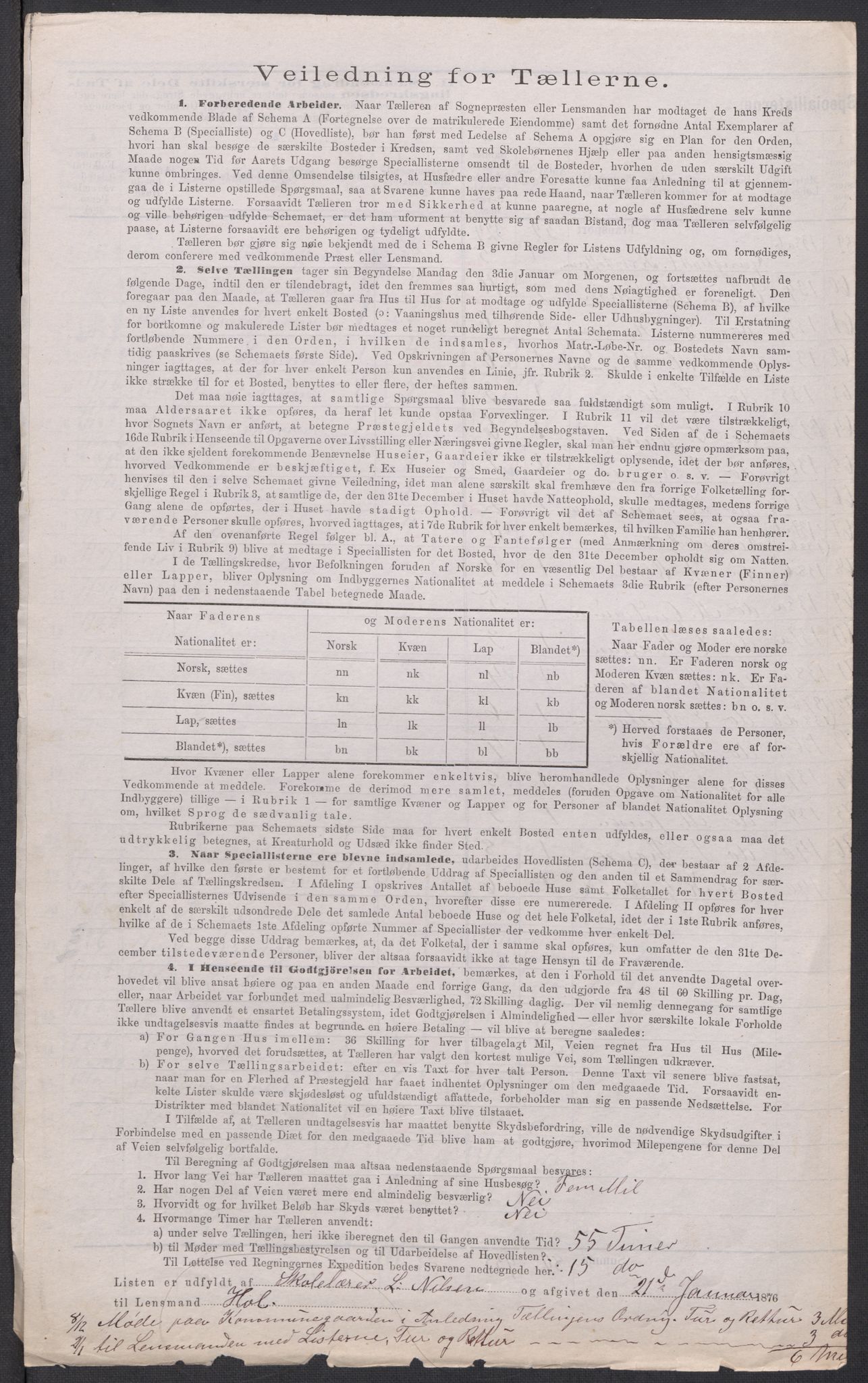 RA, 1875 census for 0238P Nannestad, 1875, p. 22