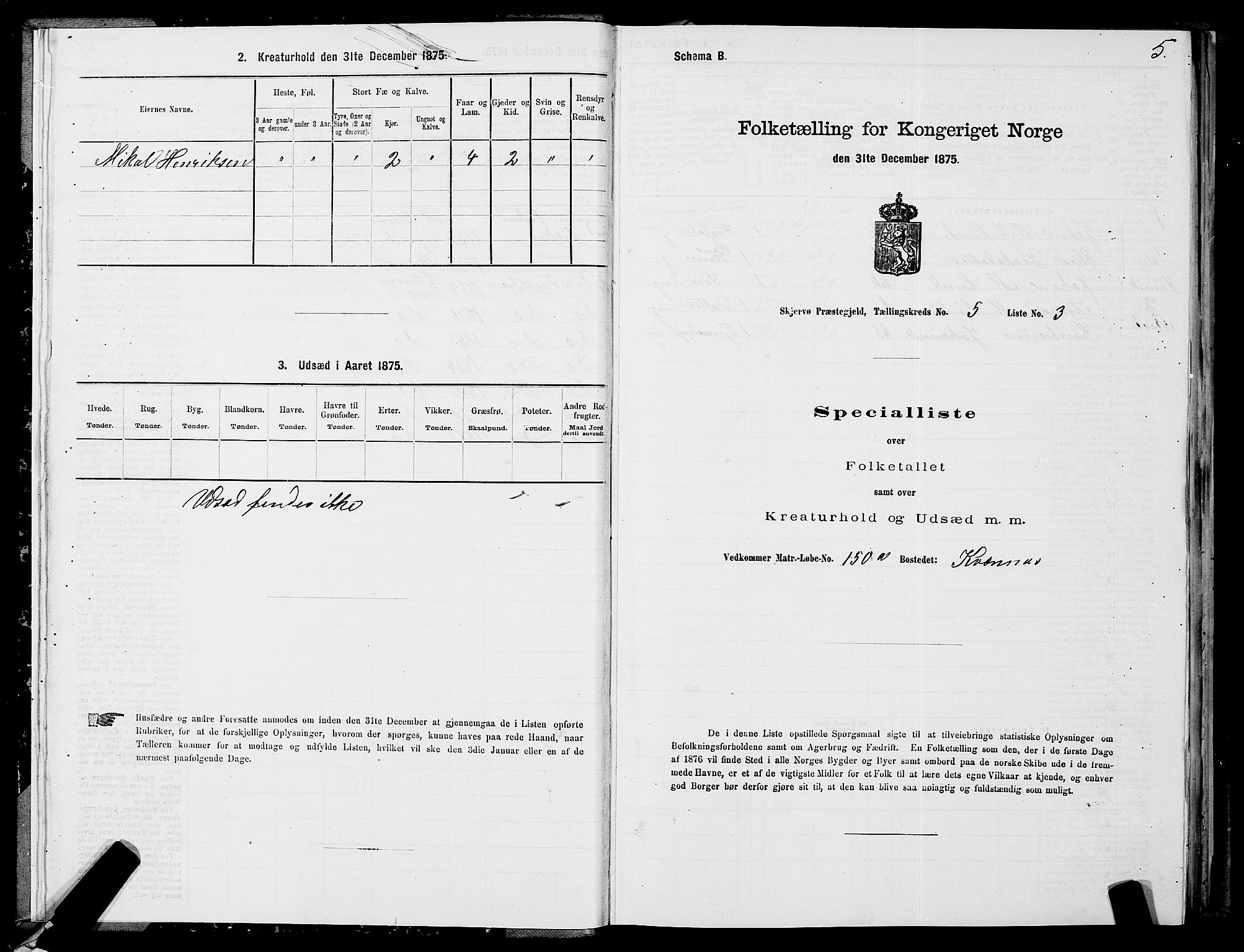 SATØ, 1875 census for 1941P Skjervøy, 1875, p. 4005